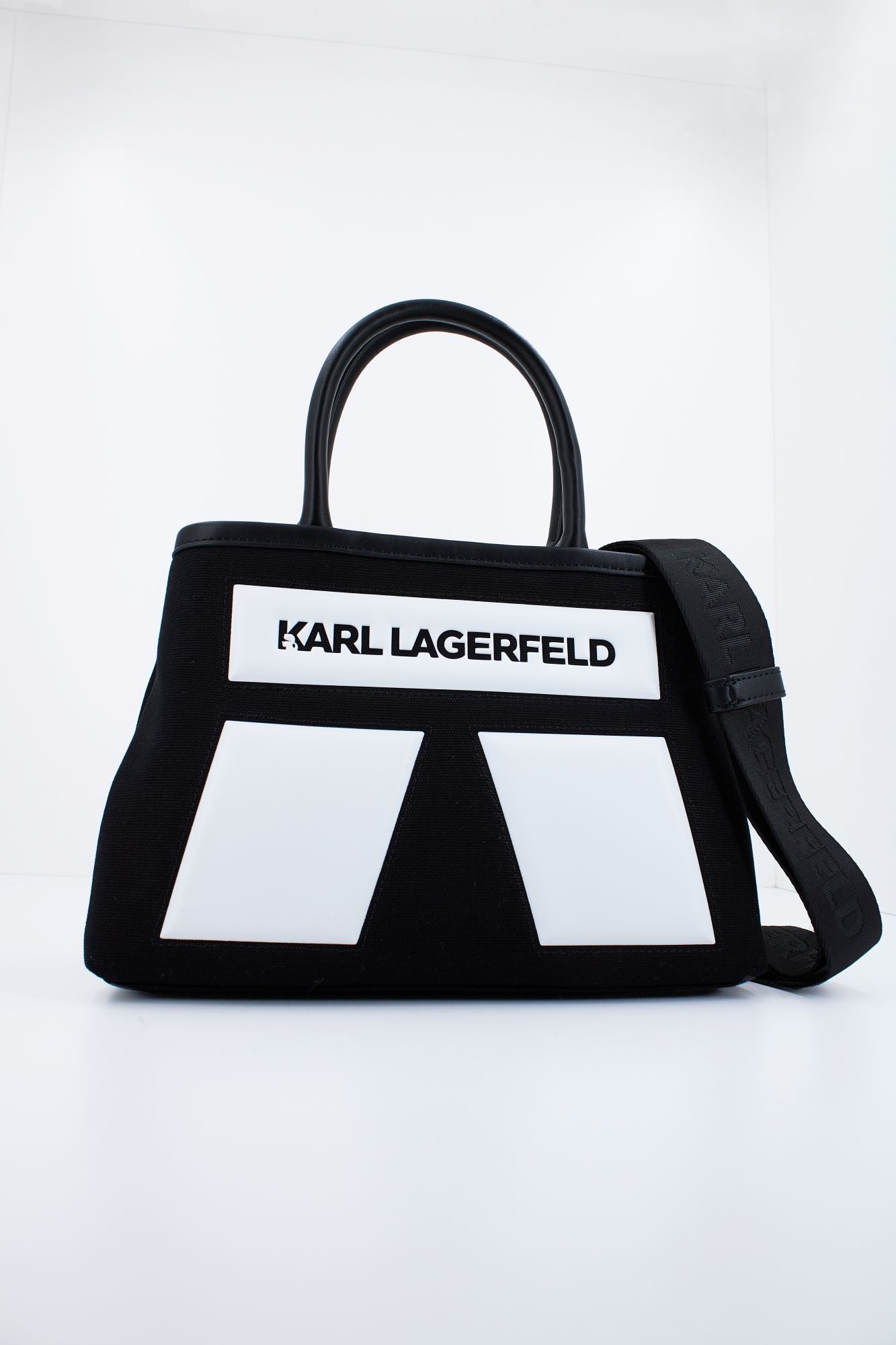 KARL LAGERFELD ICON K SM SHOPPER en color NEGRO (1)