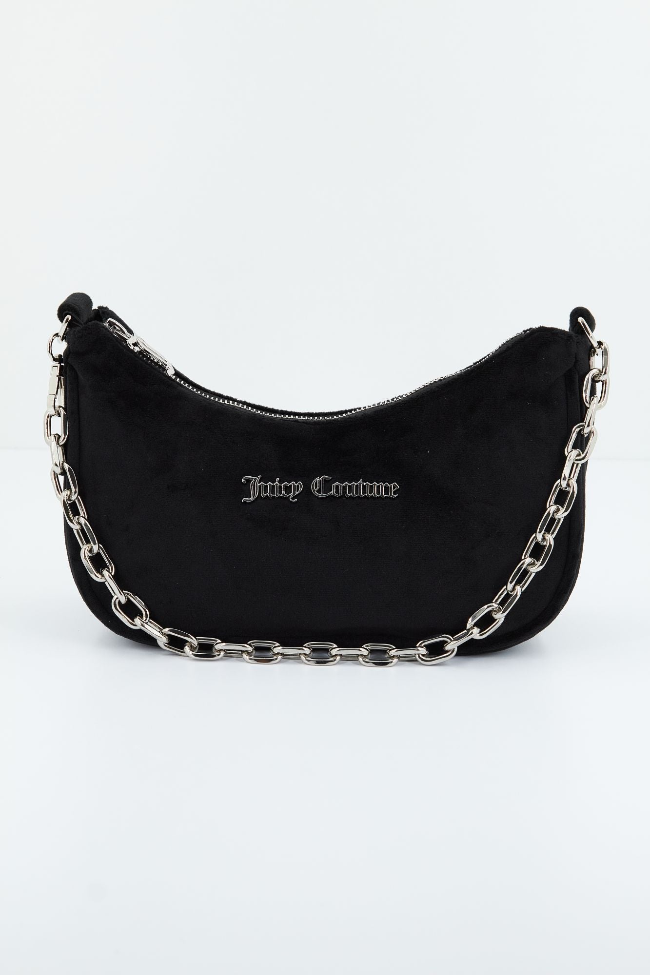 JUICY COUTURE KABELO VELOUR SHOUDER BAG en color NEGRO (1)