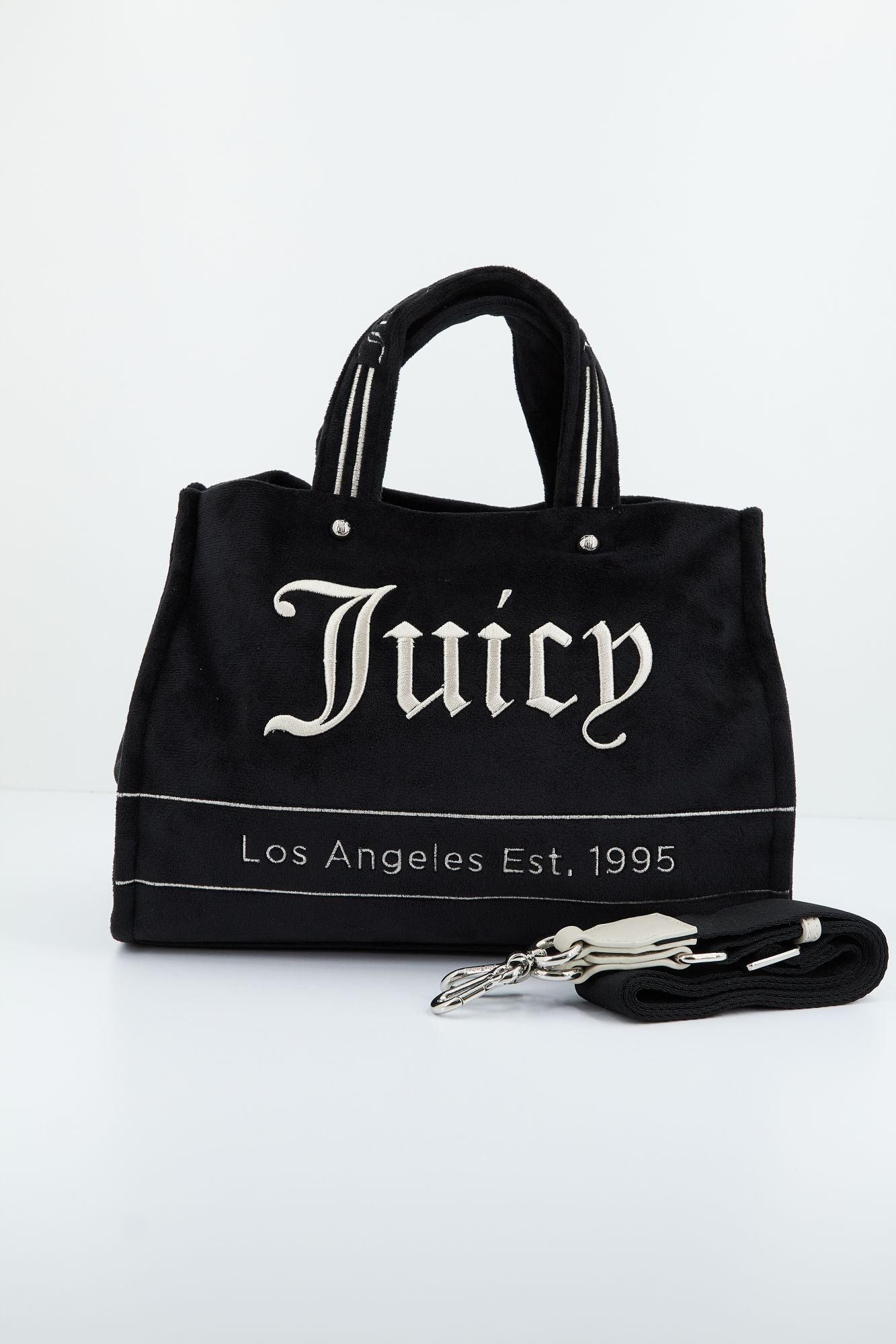 JUICY COUTURE IRIS MEDIUM SHOPPER BAG en color NEGRO (1)