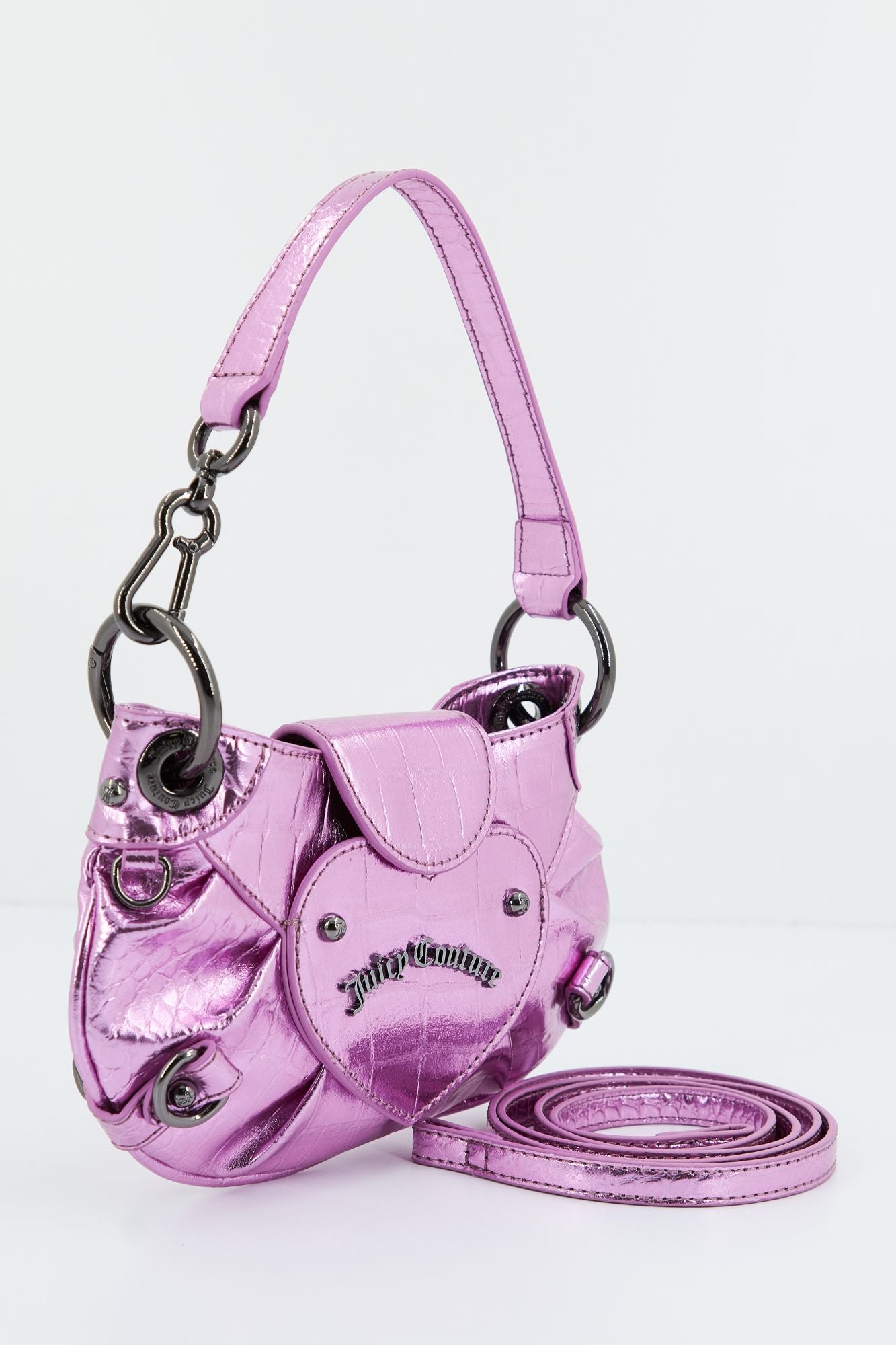 JUICY COUTURE LOVE MET CROCO VERS BAGTT en color ROSA (2)