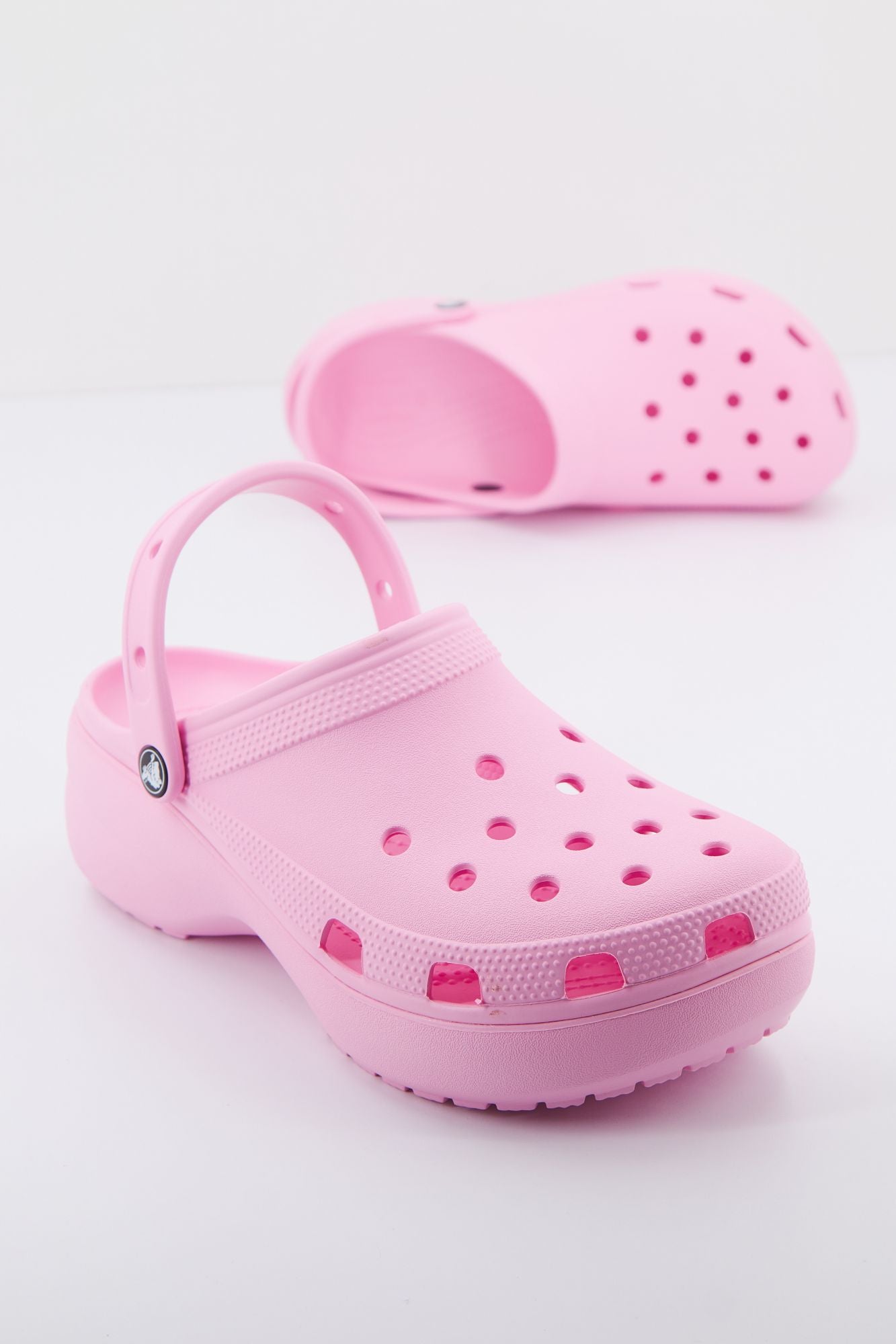 CROCS CLASSIC PLATFORM CLOG W en color ROSA (1)