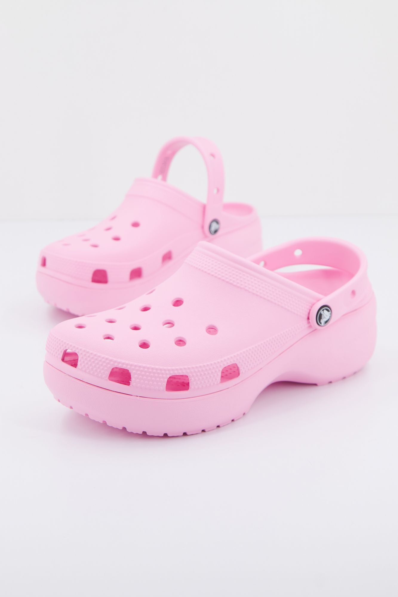CROCS CLASSIC PLATFORM CLOG W en color ROSA (2)