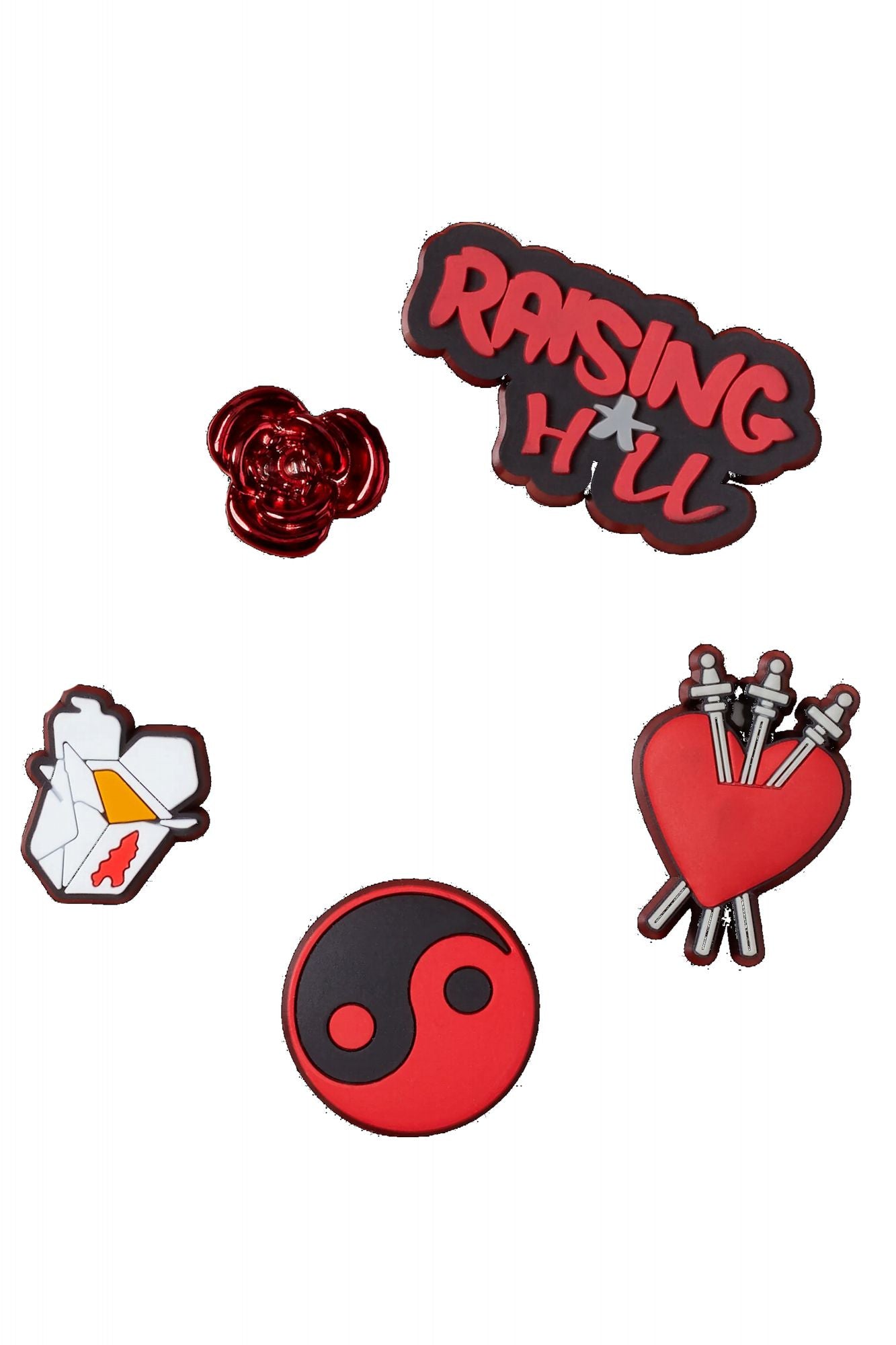 CROCS HEARTBREAKER SANDAL BACKER en color ROJO (2)