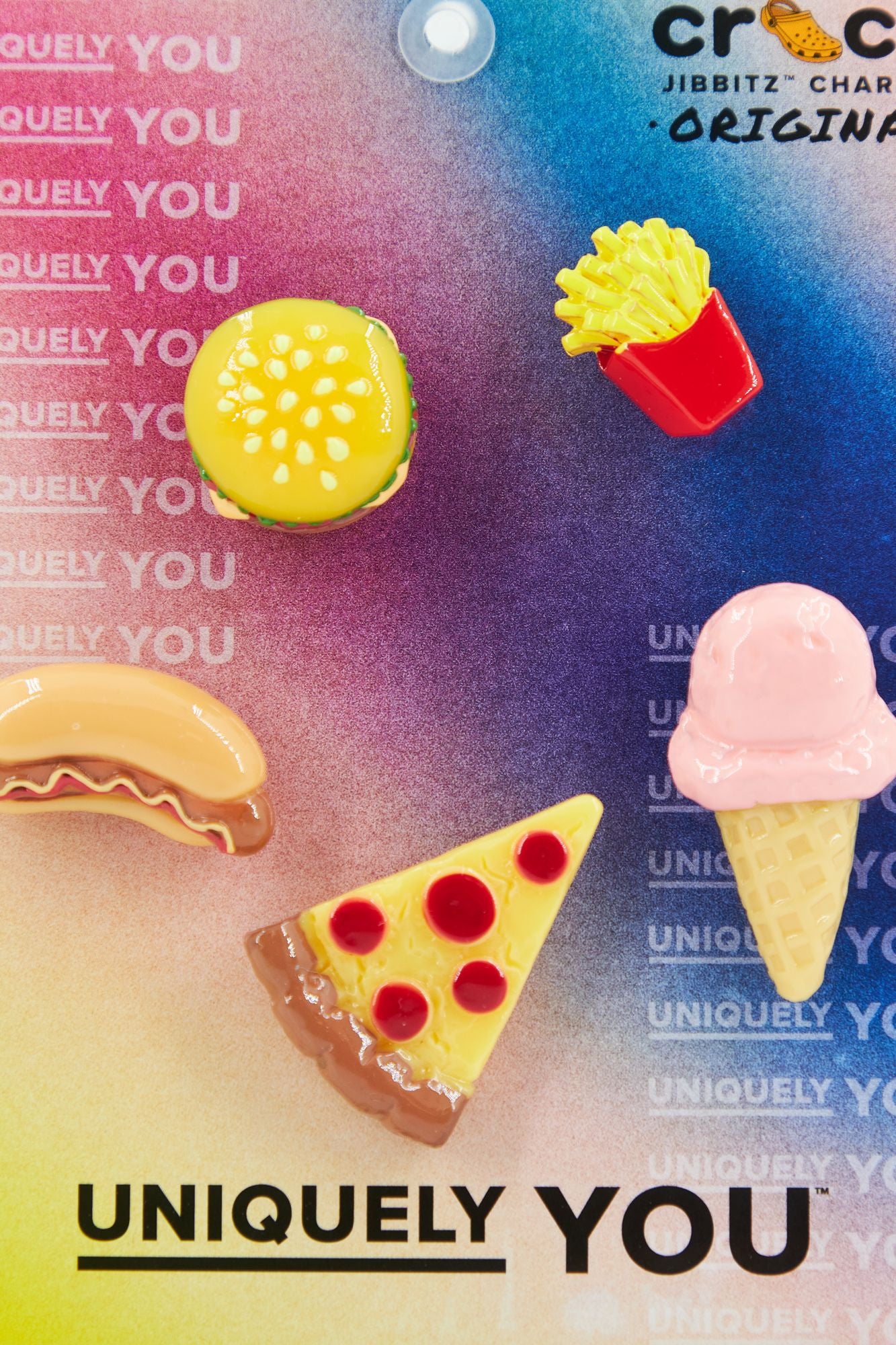 CROCS MINI 3D FOOD 5 PACK en color MULTICOLOR (2)