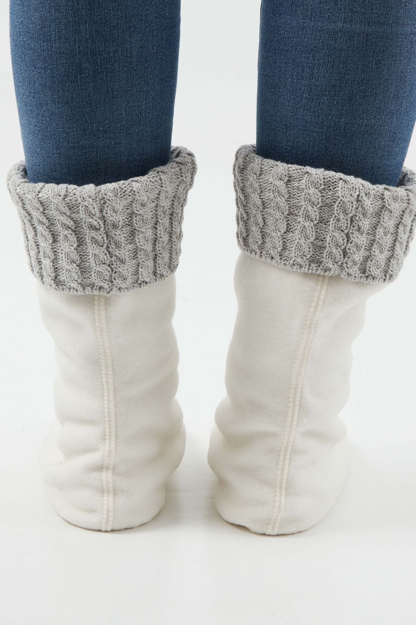 HUNTER SOCK SHORT MINI CABLE SS en color GRIS (4)