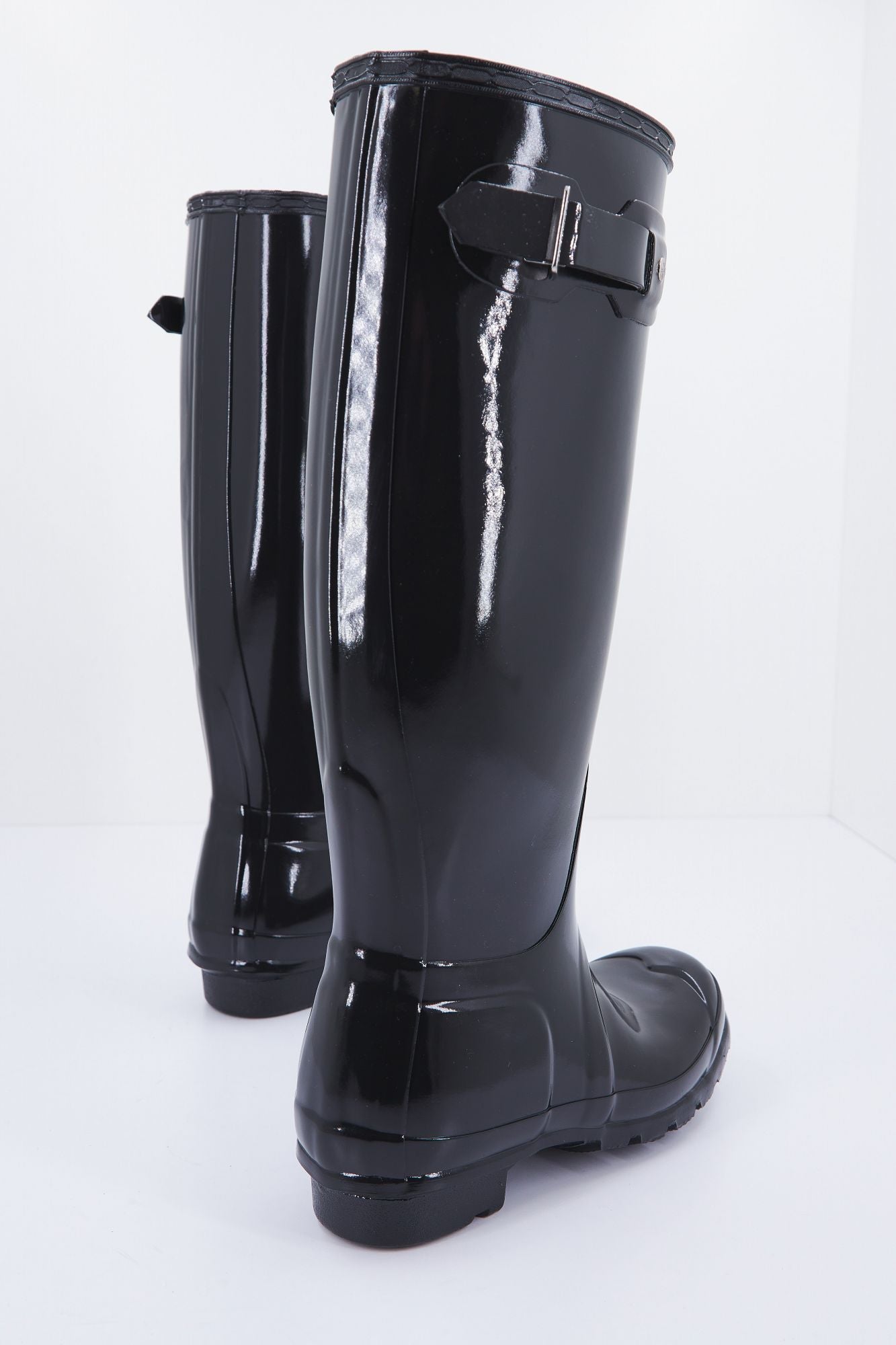 HUNTER ORIGINAL TALL GLOSS BLACK en color NEGRO (3)