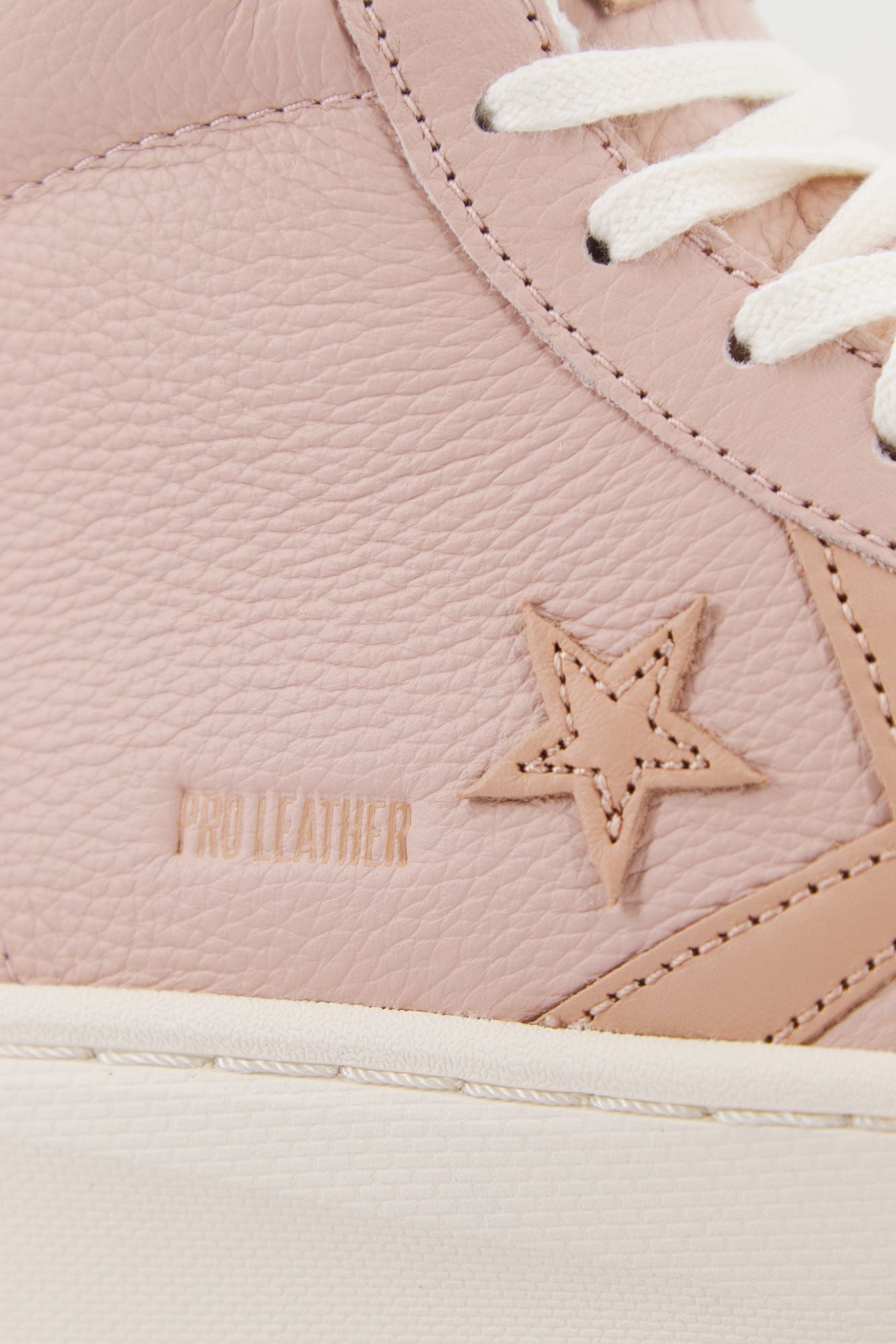 CONVERSE PRO LEATHER LIFT NEUTRAL CR en color ROSA (4)