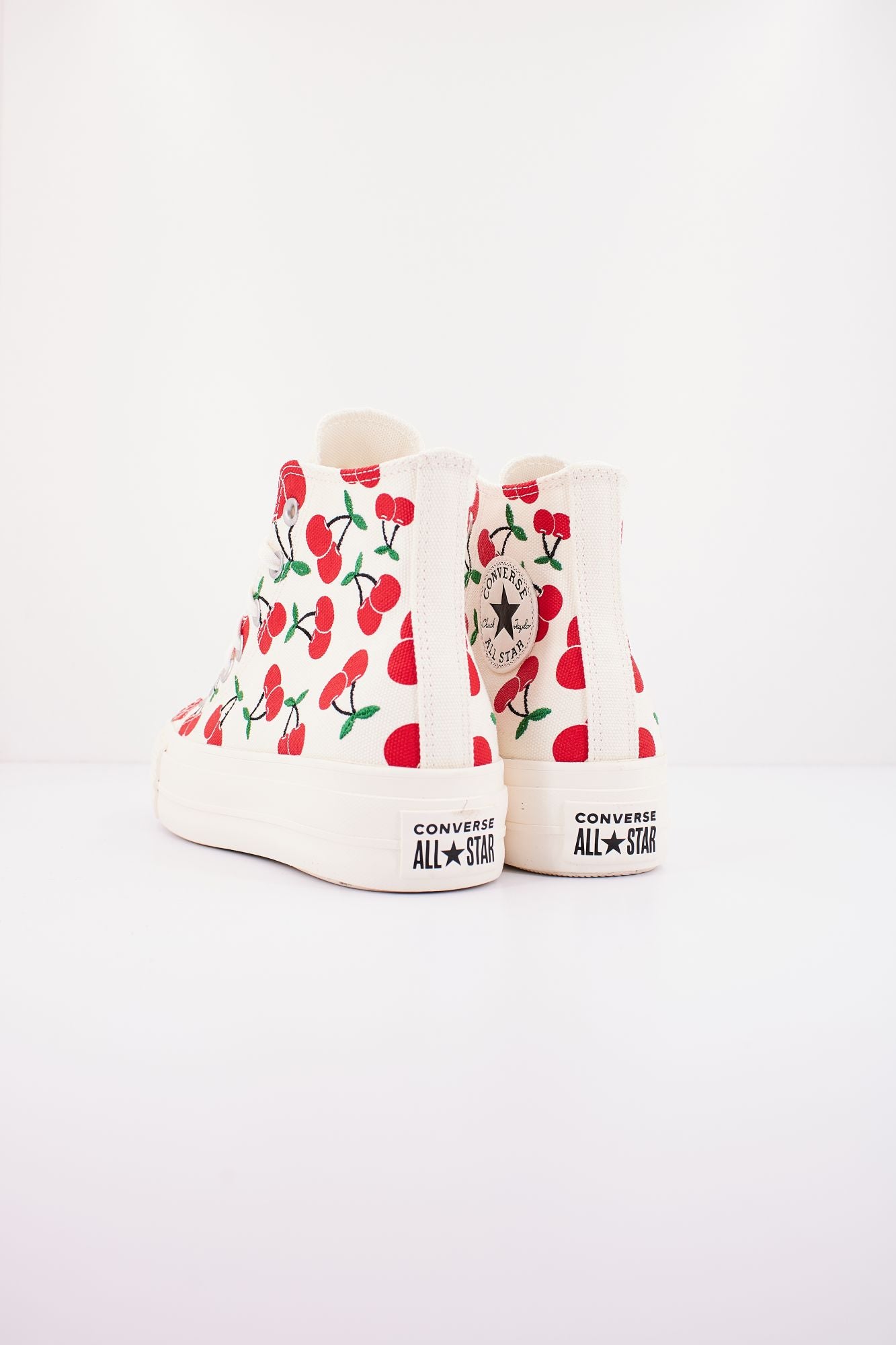 CONVERSE CHUCK TAYLOR ALL STAR LIFT PLATFORM CHERRIES en color BLANCO (3)
