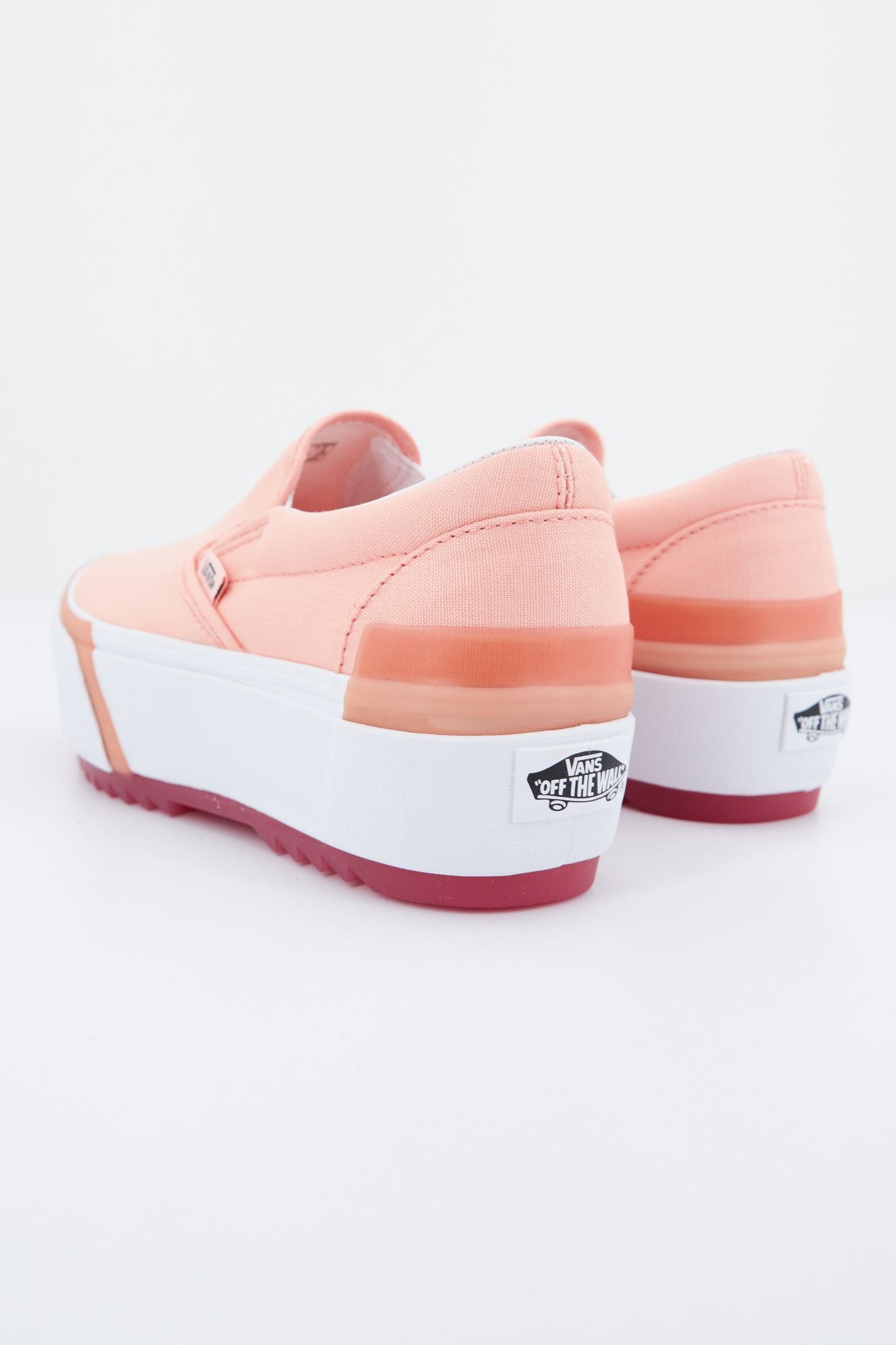 VANS UA CLASSIC SLIP-ON STACK en color ROSA (2)