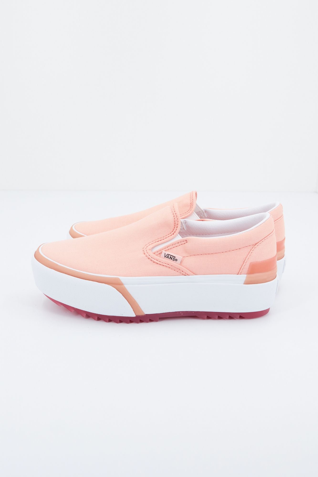 VANS UA CLASSIC SLIP-ON STACK en color ROSA (4)