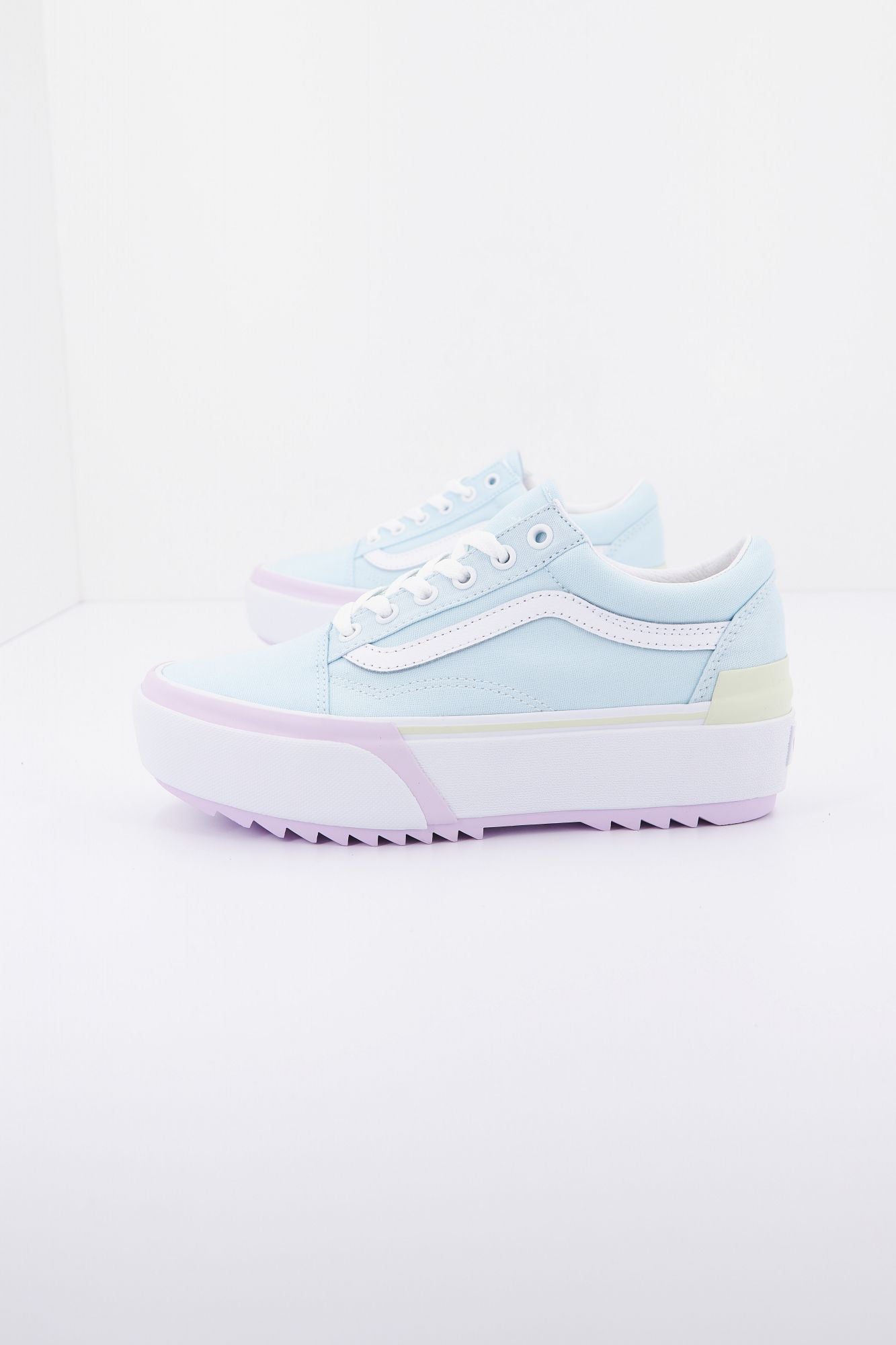 VANS 1UA OLD SKOOL STACKED en color AZUL (2)