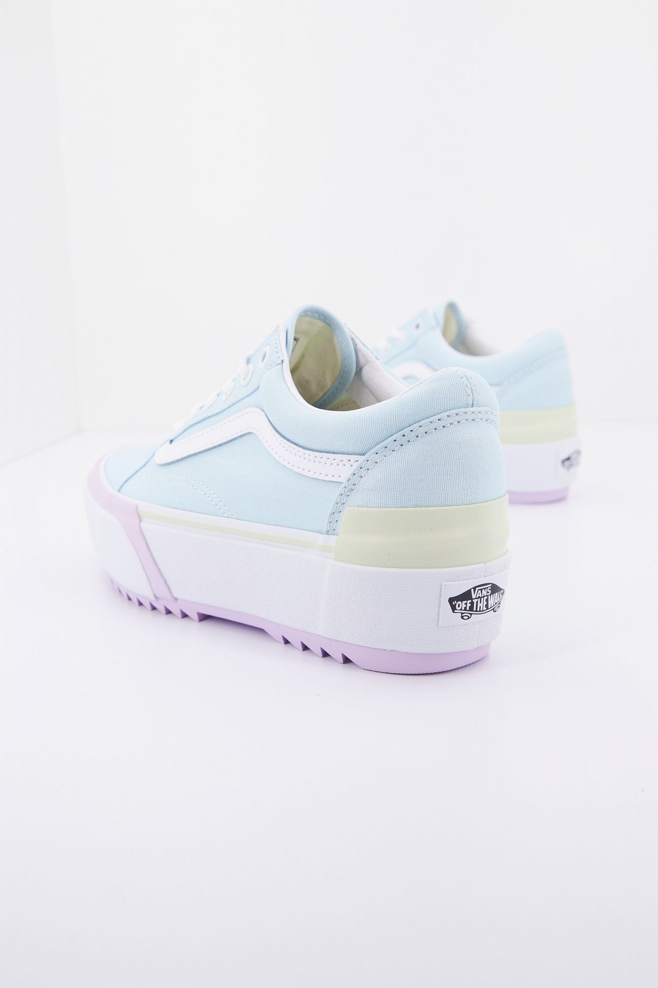 VANS 1UA OLD SKOOL STACKED en color AZUL (3)