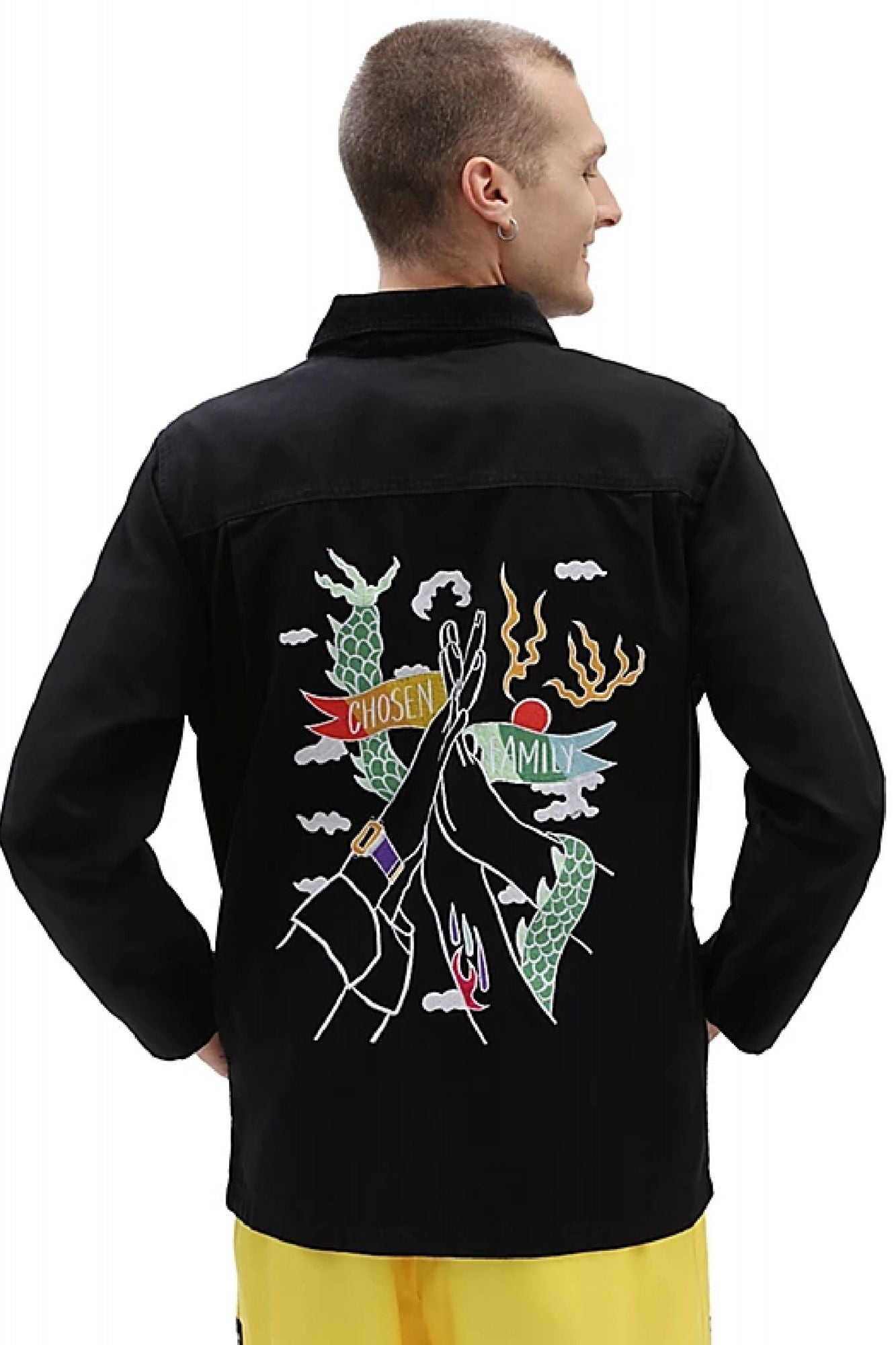 VANS DRILL CHORE COAT en color NEGRO (2)