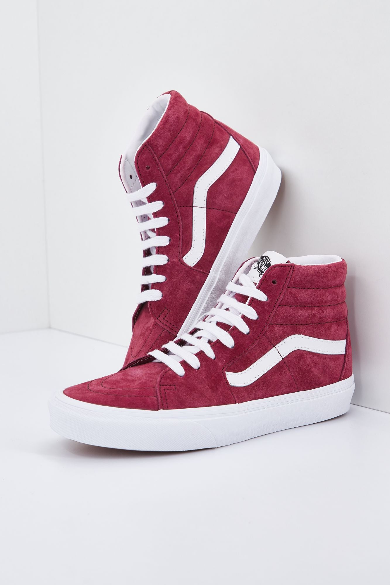 VANS UA SK8-HI en color BURDEOS (1)