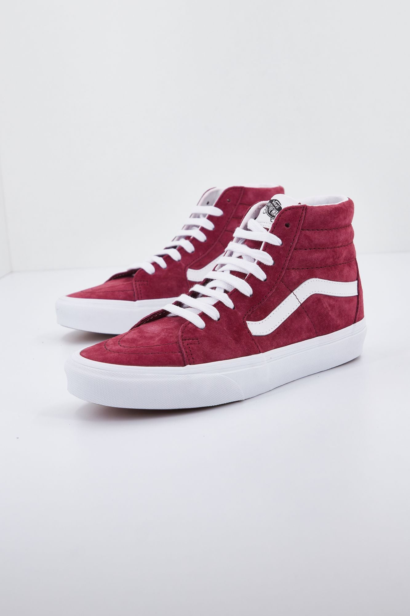 VANS UA SK8-HI en color BURDEOS (2)