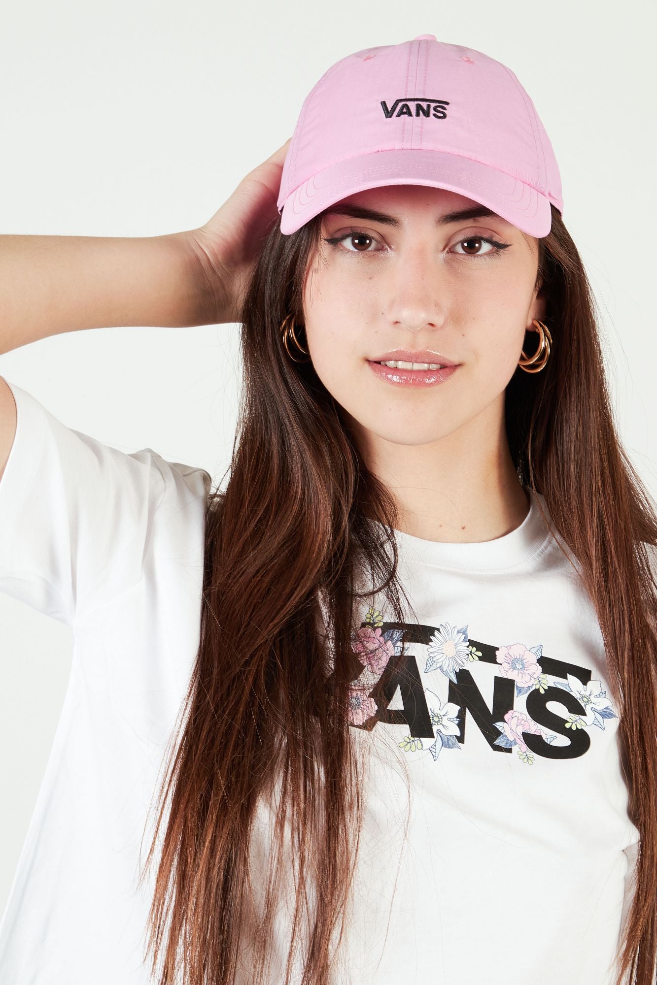 VANS HIGH BACK CAP en color ROSA (2)