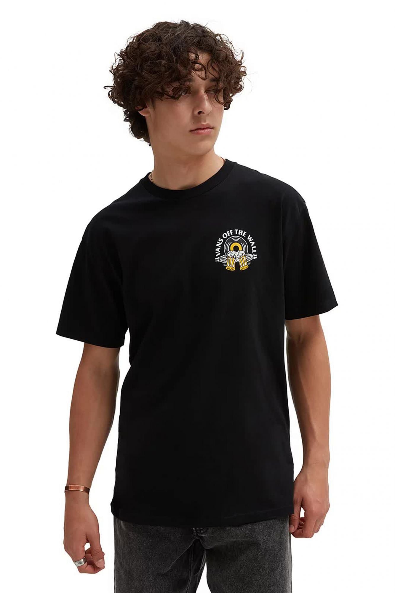 VANS BREW BROS TUNES SS TEE en color NEGRO (1)