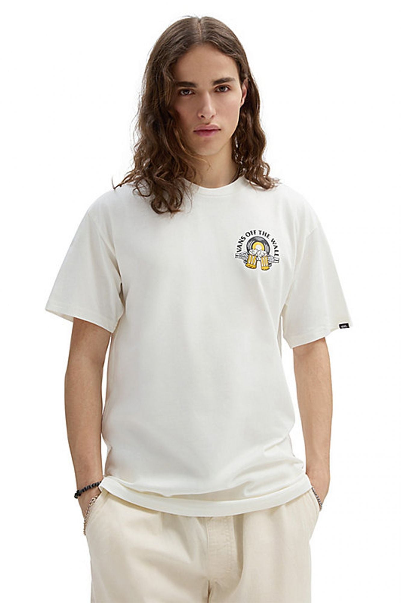VANS BREW BROS TUNES SS TEE en color BLANCO (1)