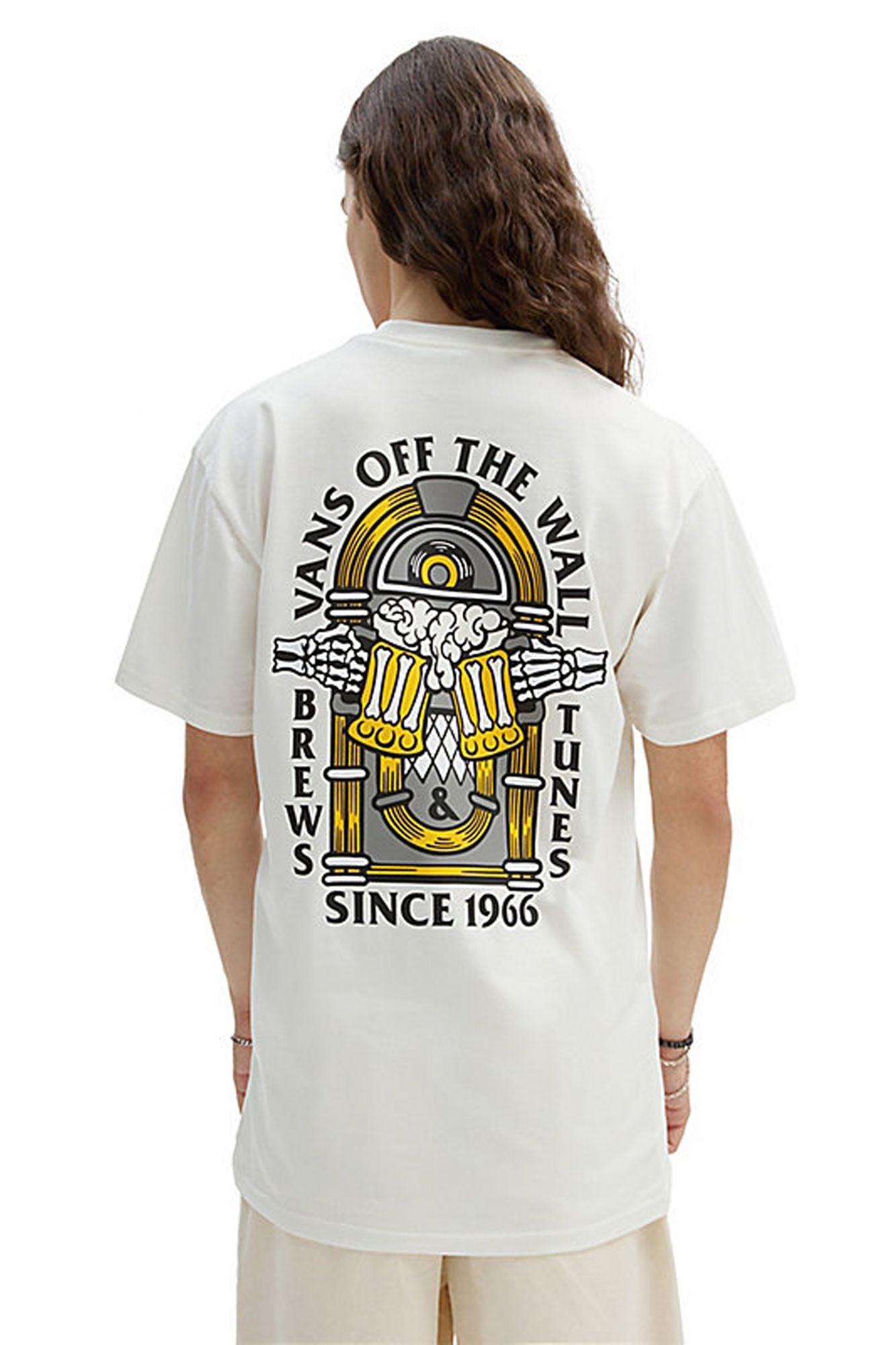 VANS BREW BROS TUNES SS TEE en color BLANCO (3)