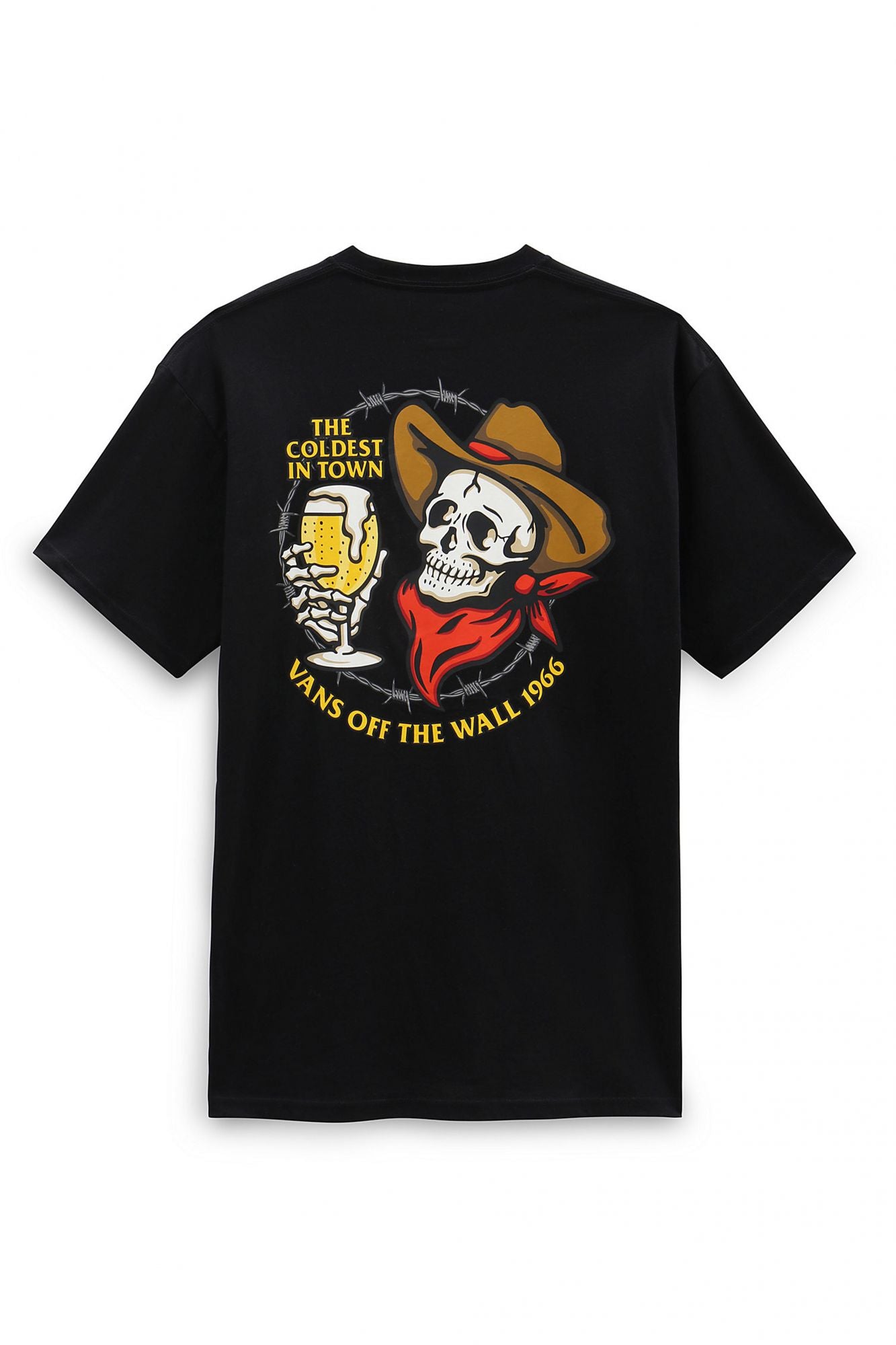 VANS COLDEST IN TOWN SS TEE en color NEGRO (2)