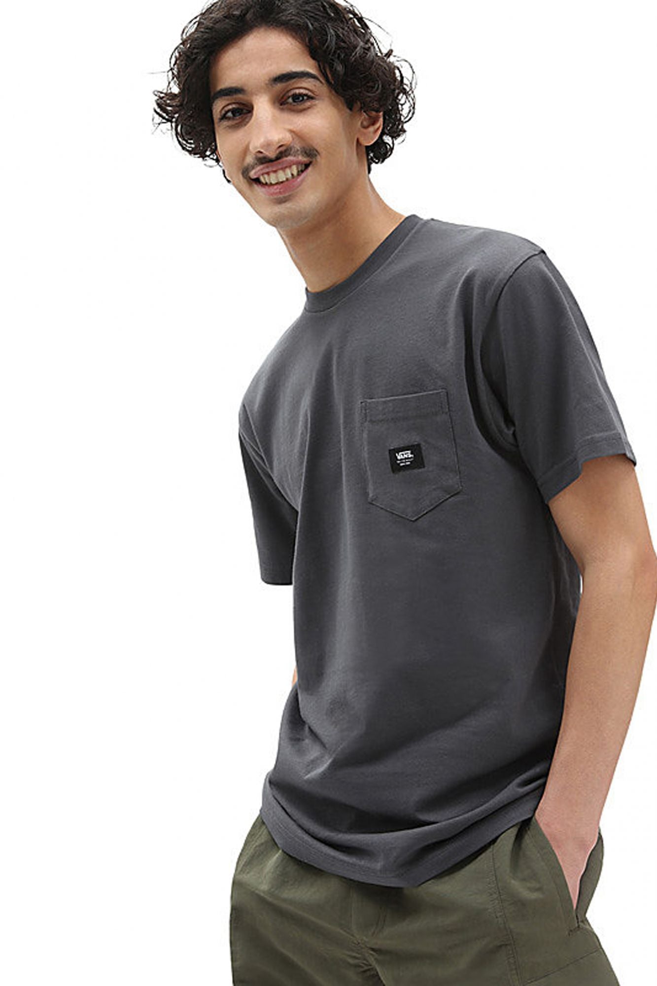 VANS WOVEN PATCH POCKET M en color GRIS (1)