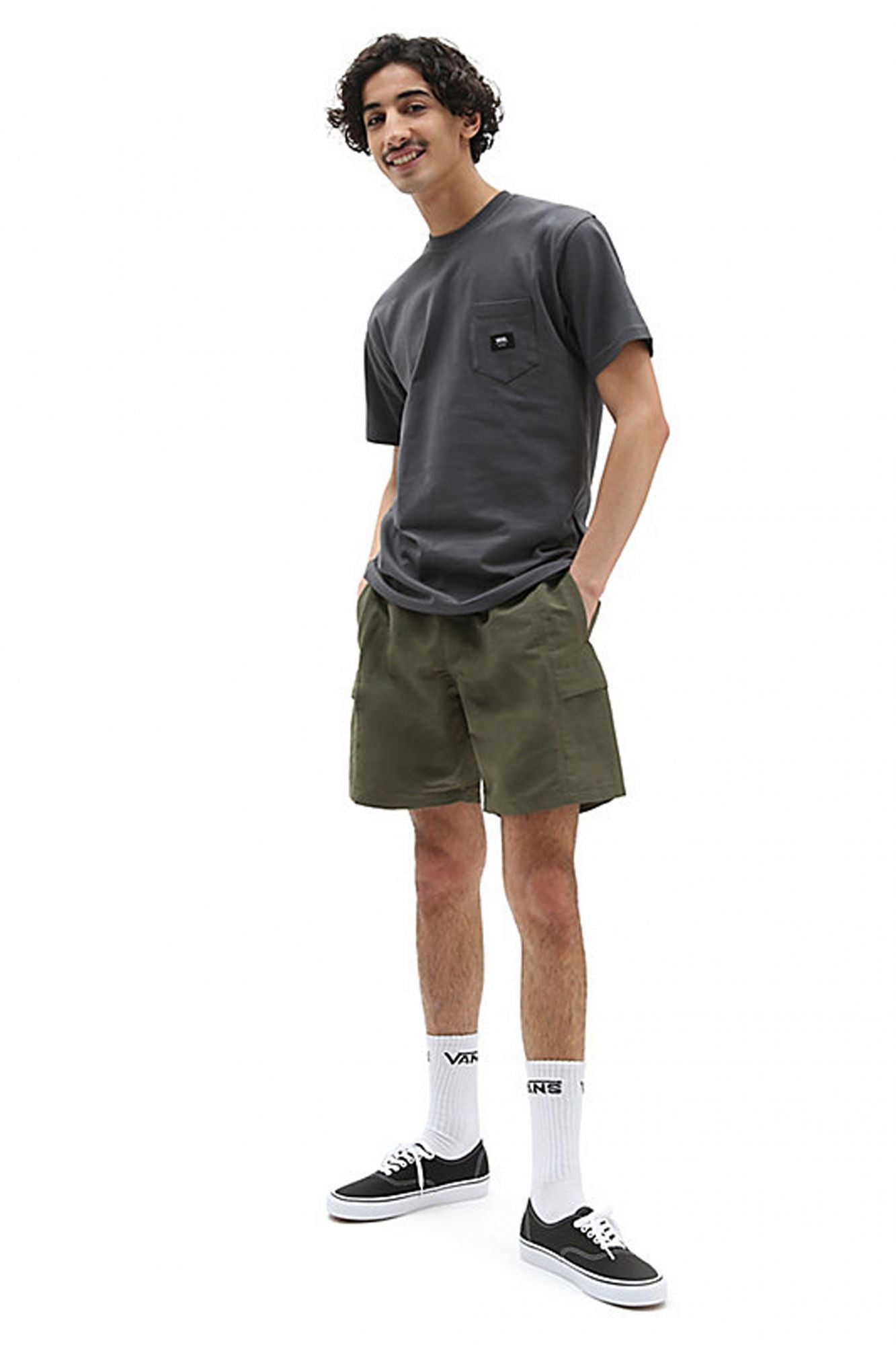 VANS WOVEN PATCH POCKET M en color GRIS (4)