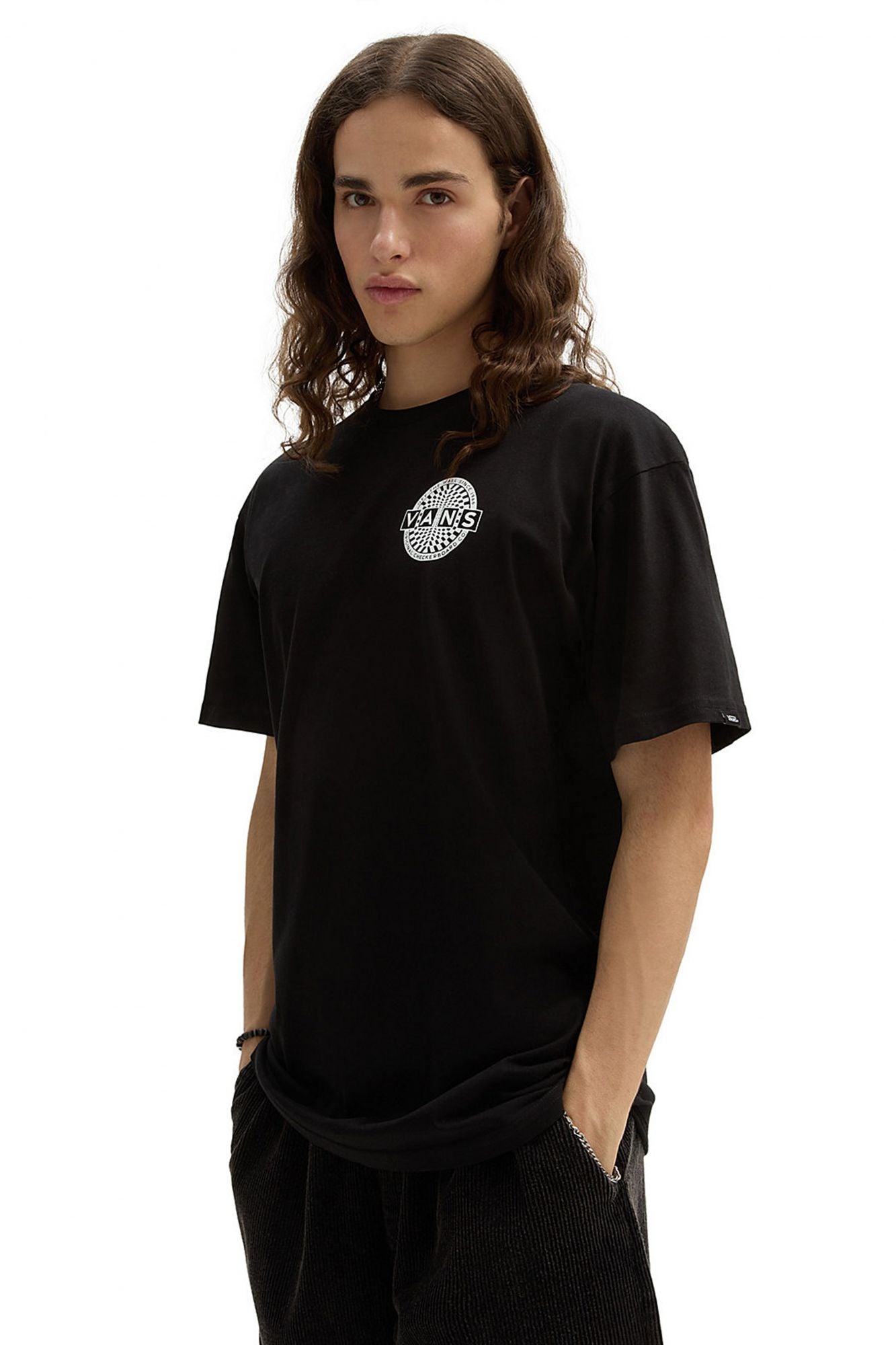 VANS WARPED CHECKERBOARD LO en color NEGRO (1)