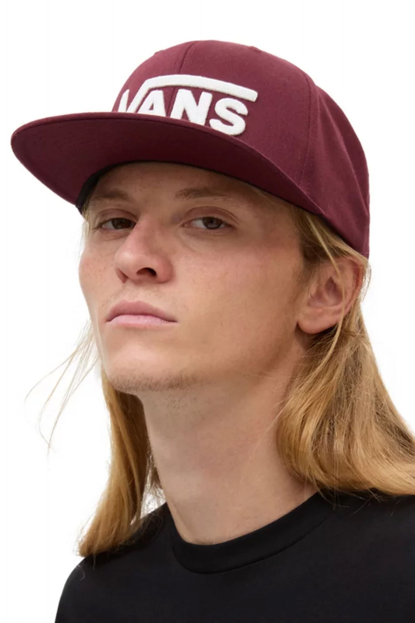 VANS DROP V II SNAPBACK en color MARRON (4)