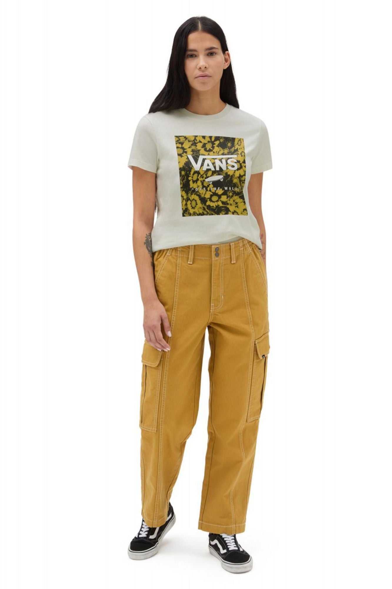 VANS WARPED FLORAL BFF en color BLANCO (4)