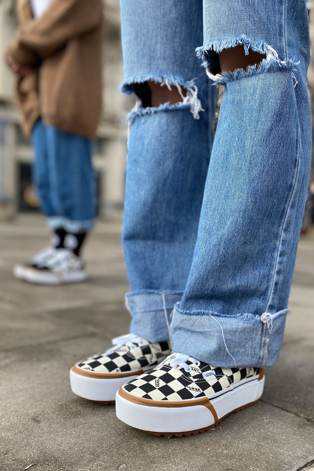 VANS ERA STACKED en color BEIS (1)