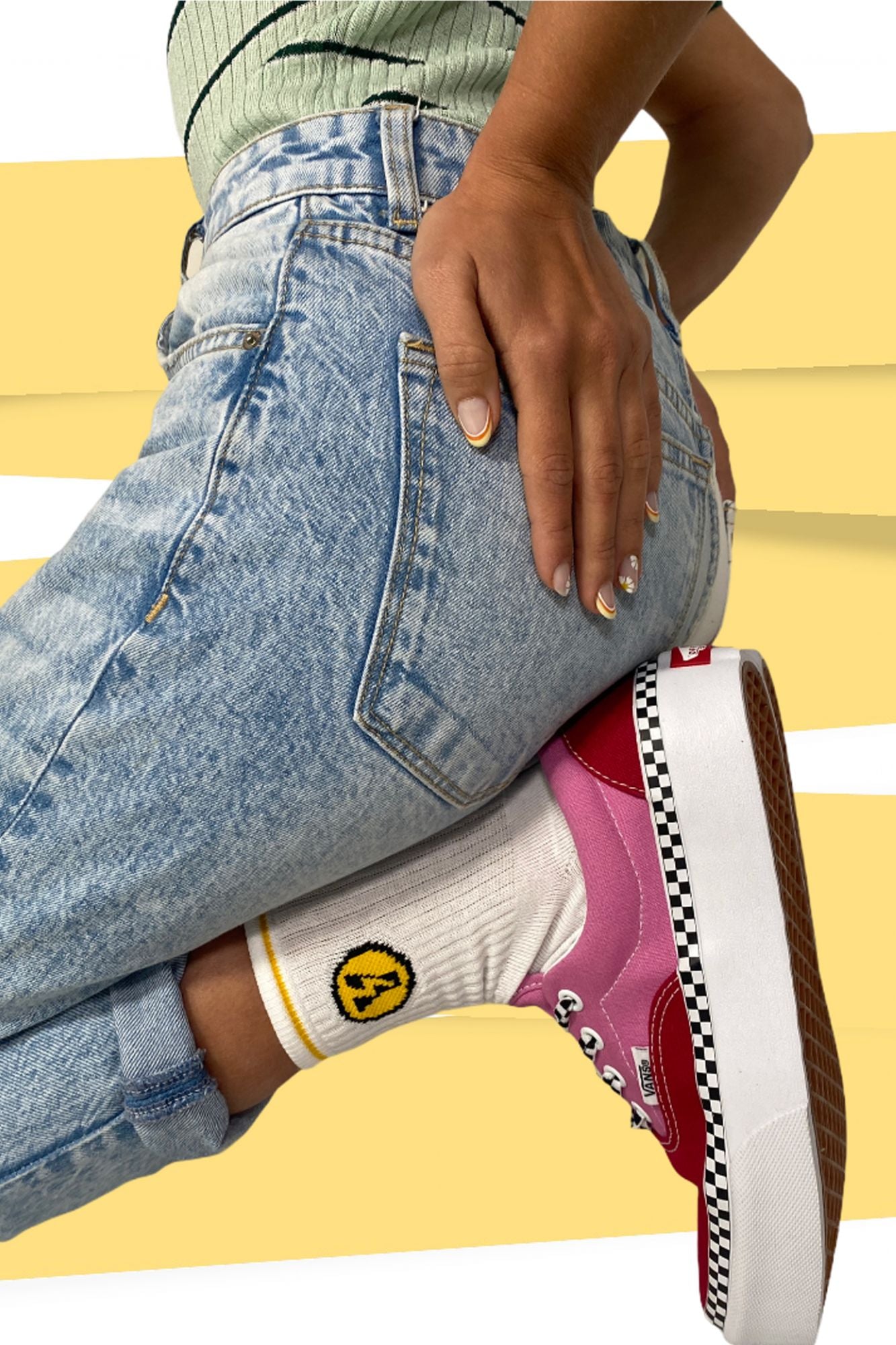 VANS UA ERA PLATFORM en color ROSA (1)