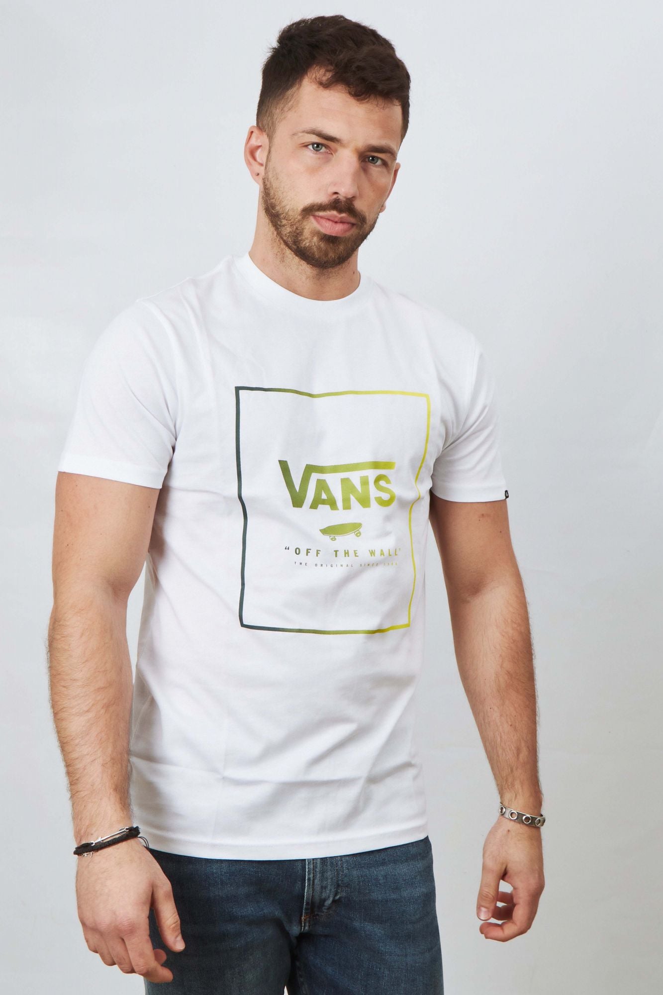 VANS PRINT BOX SS en color BLANCO (2)