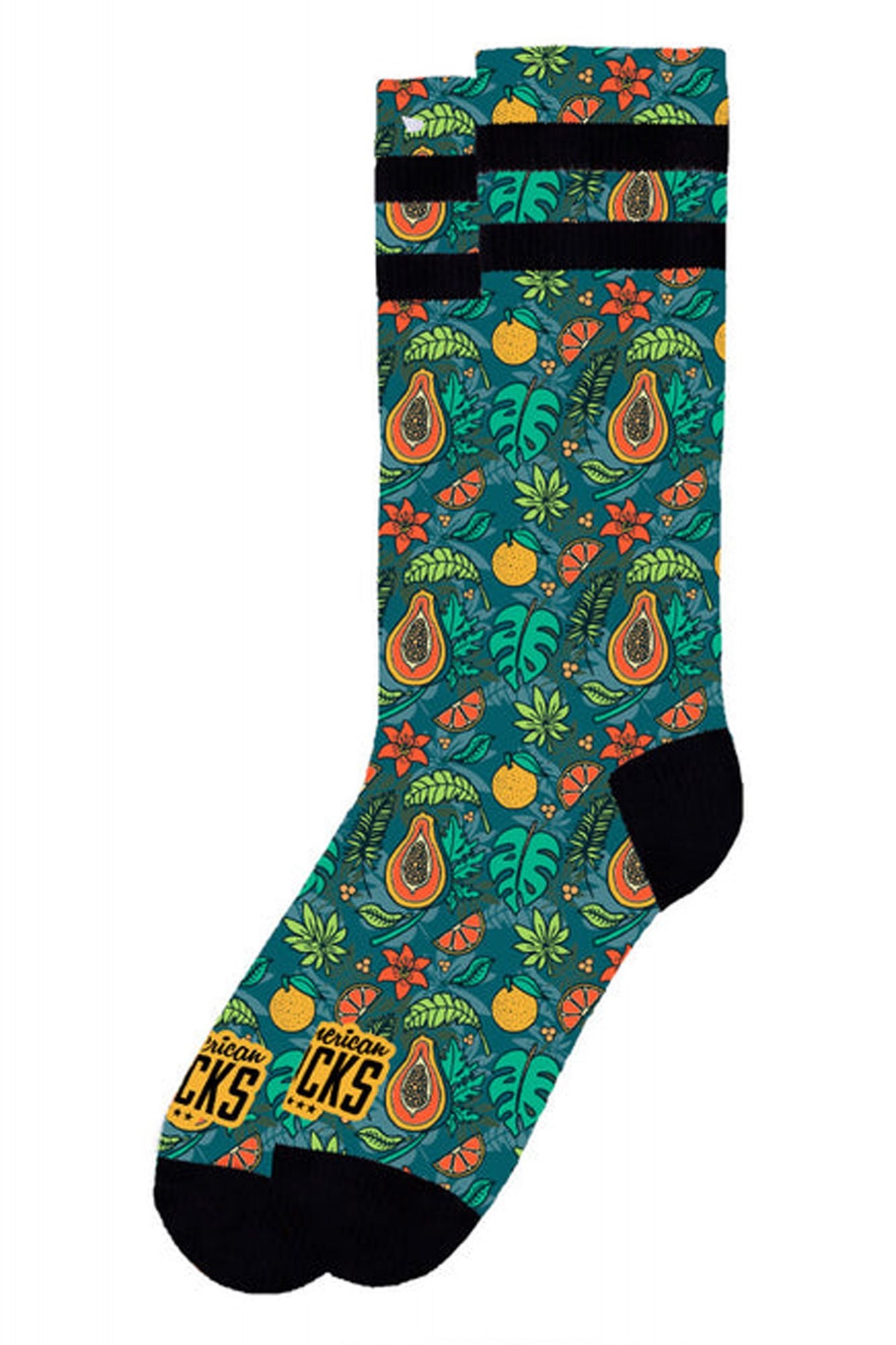 AMERICAN SOCKS PAPAYA en color VERDE (3)