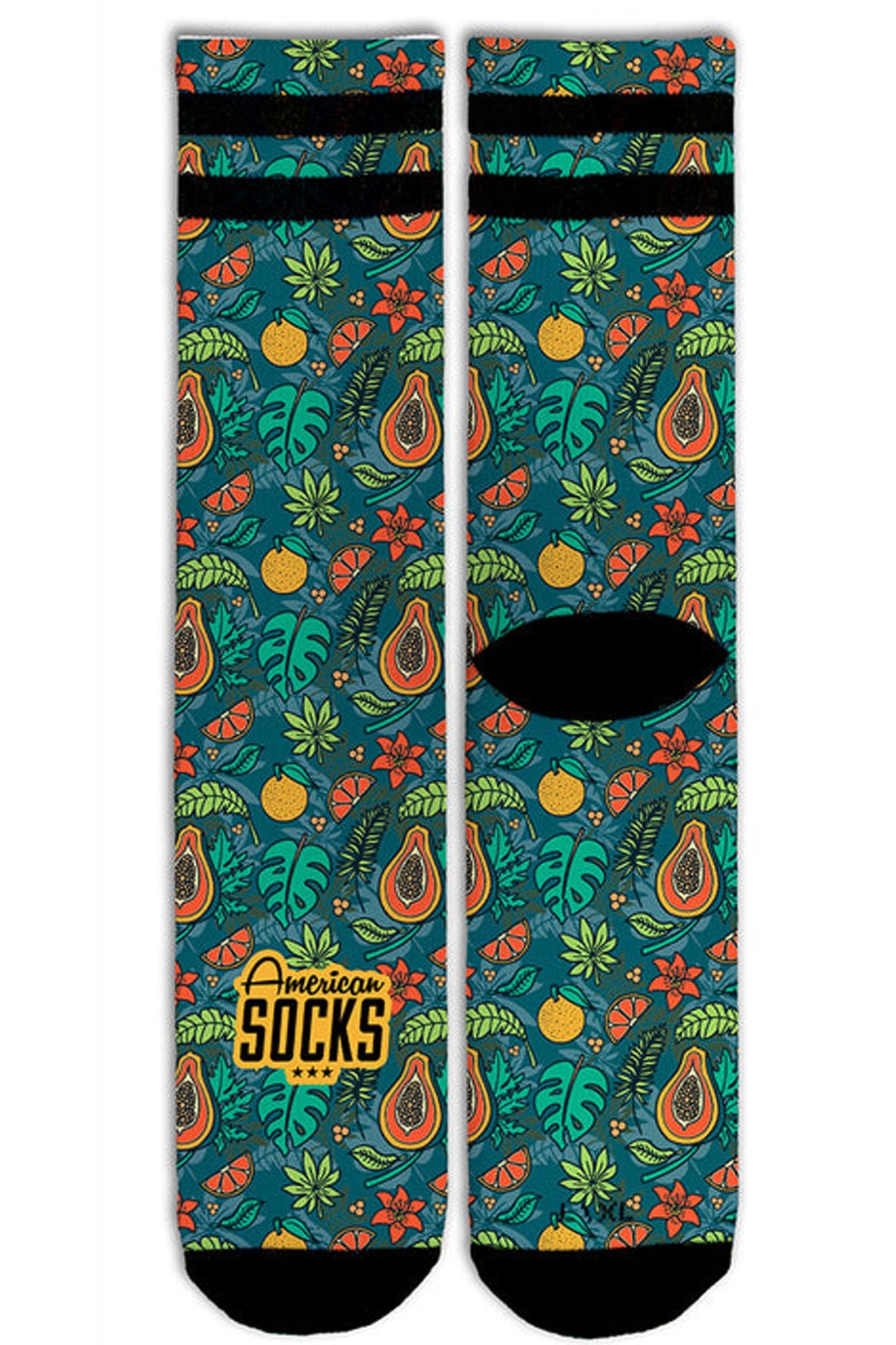 AMERICAN SOCKS PAPAYA en color VERDE (4)