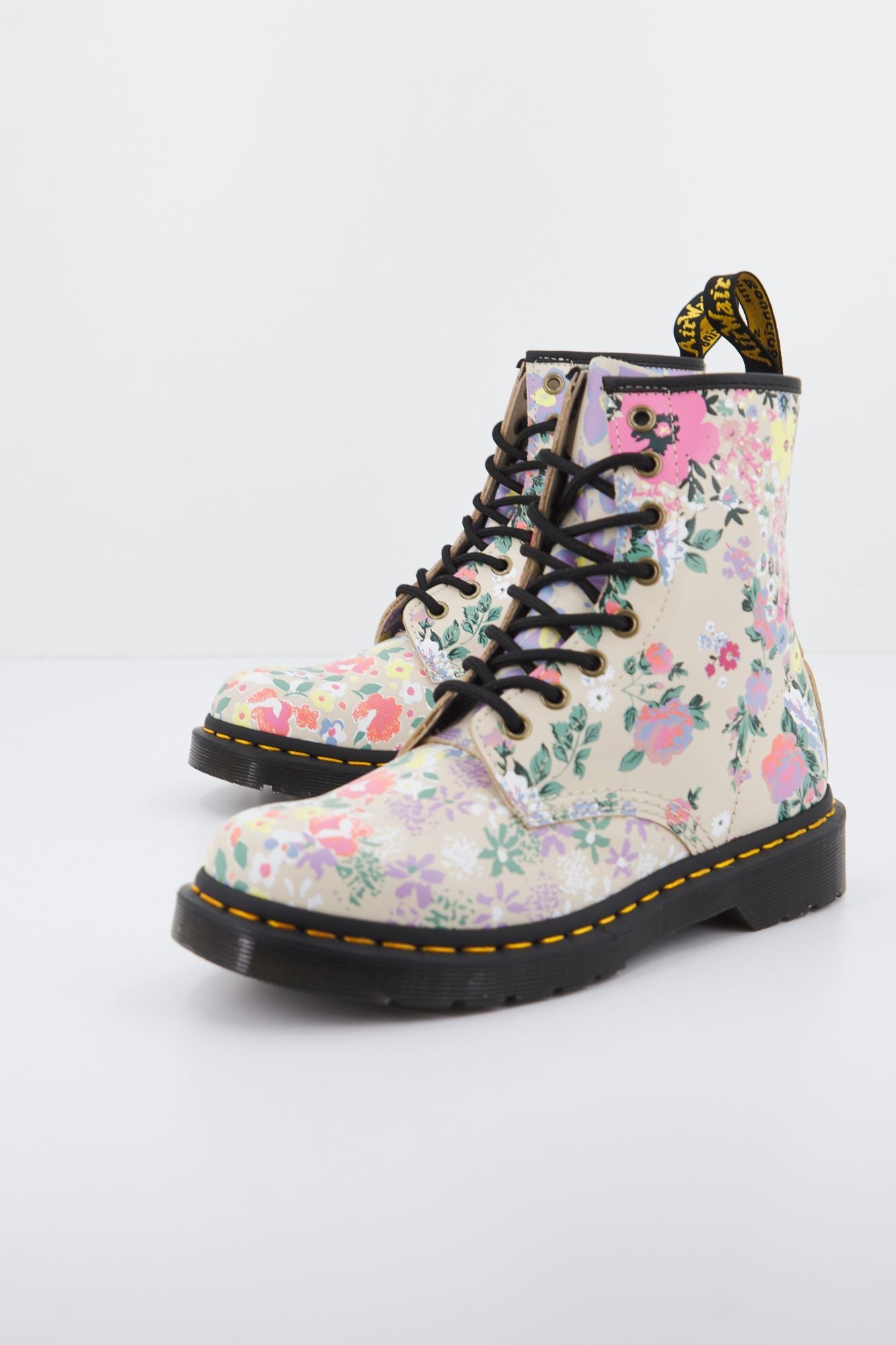 DR. MARTENS  PARCHMENT BACKHAND en color FLORAL (2)