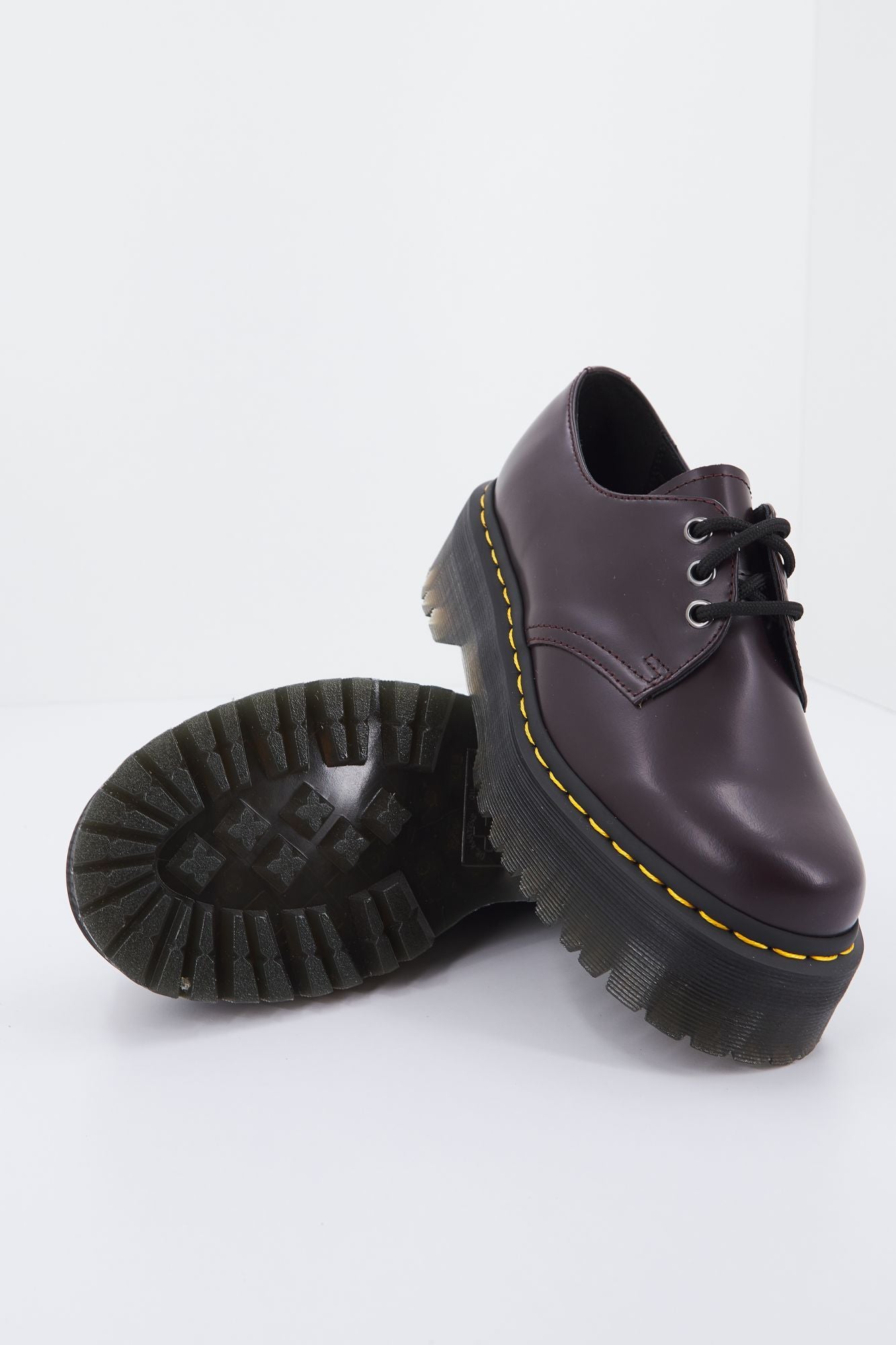 DR. MARTENS 1461 QUAD en color BURDEOS (3)