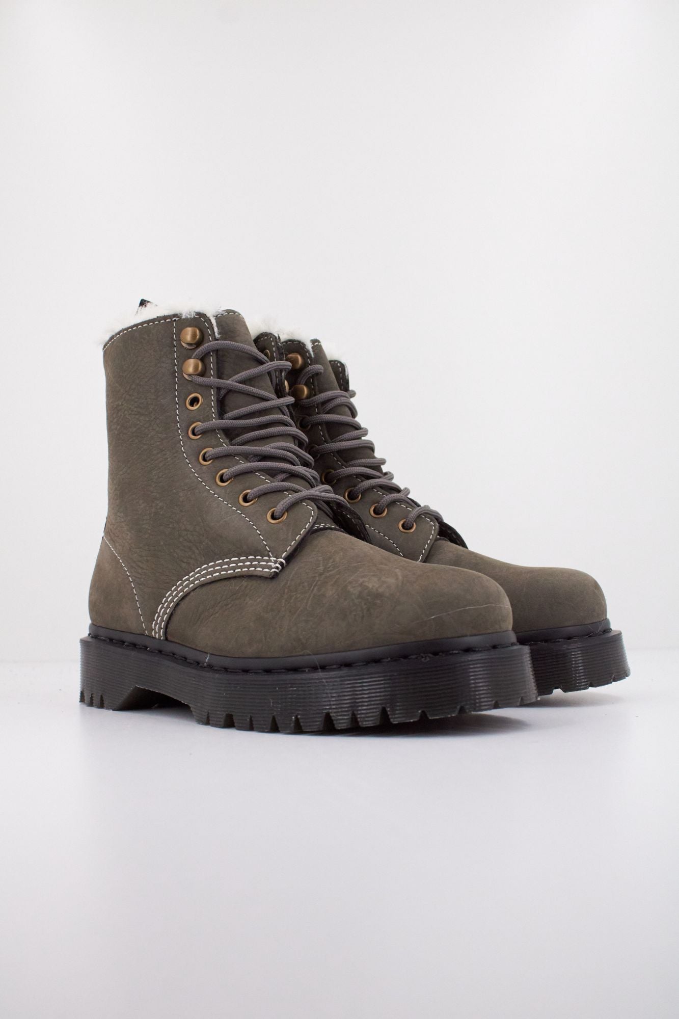 DR. MARTENS 1460 PASCAL BEX FL en color GRIS (2)
