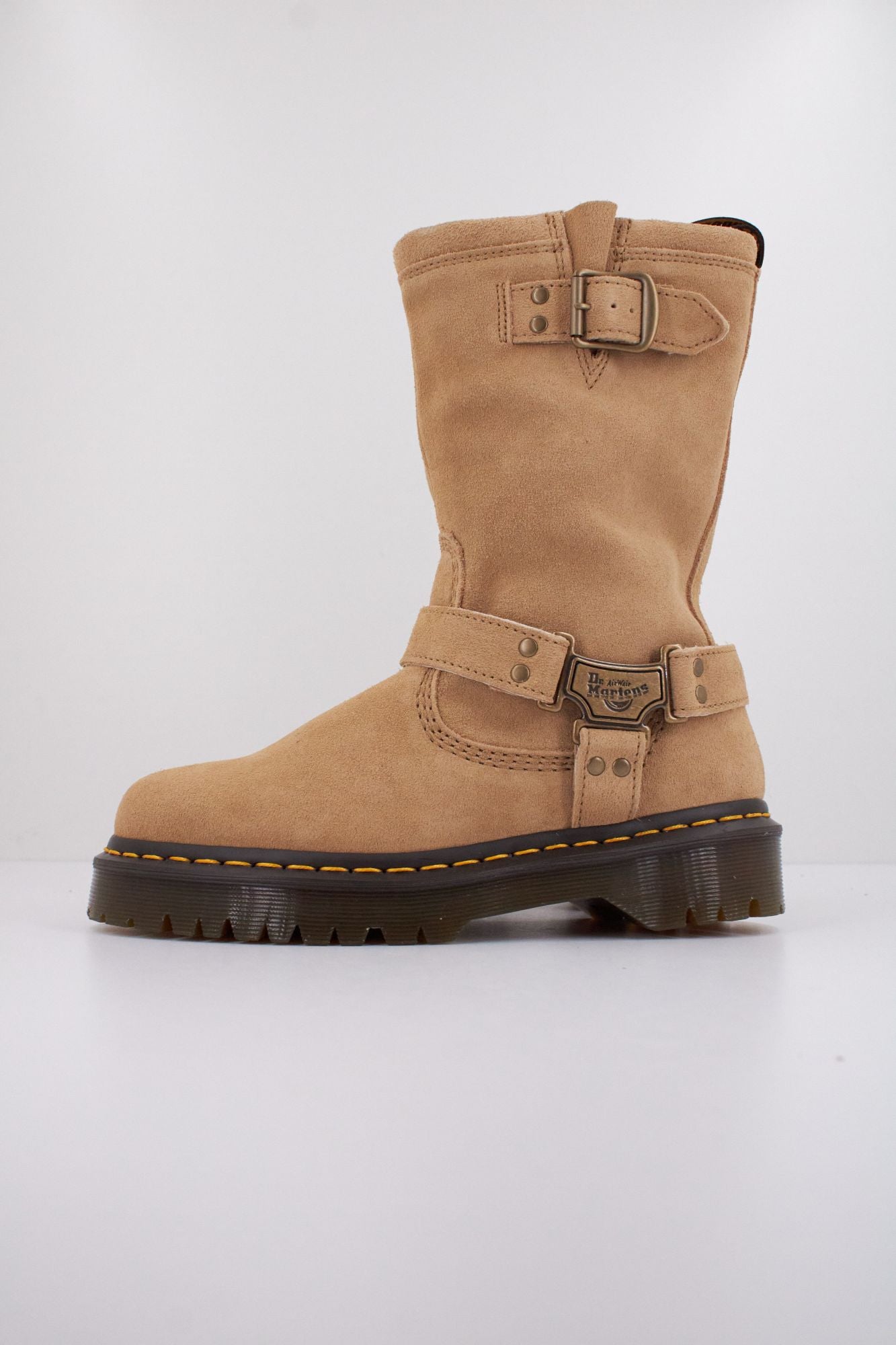 DR. MARTENS 1460 SMOOTH LEATHER BOOT en color BEIS (1)