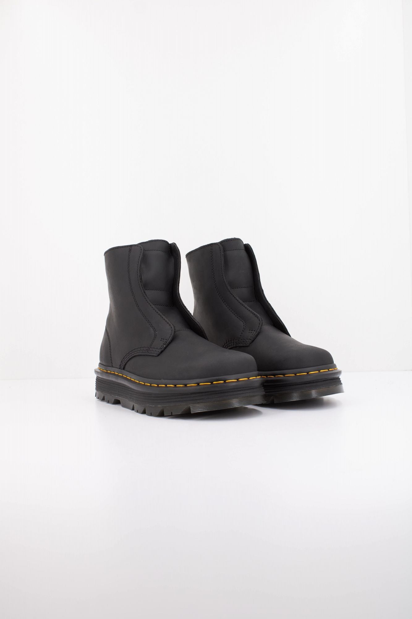 DR. MARTENS ZEBZAG LACELESS en color NEGRO (2)