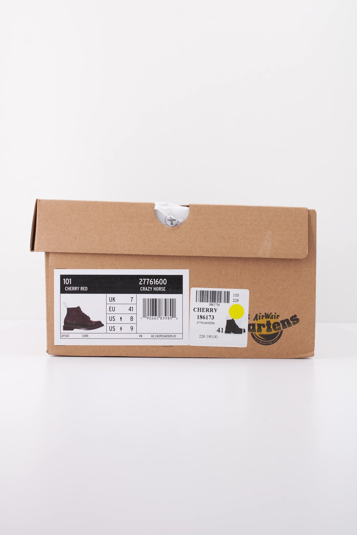 DR. MARTENS 101 en color BURDEOS (6)