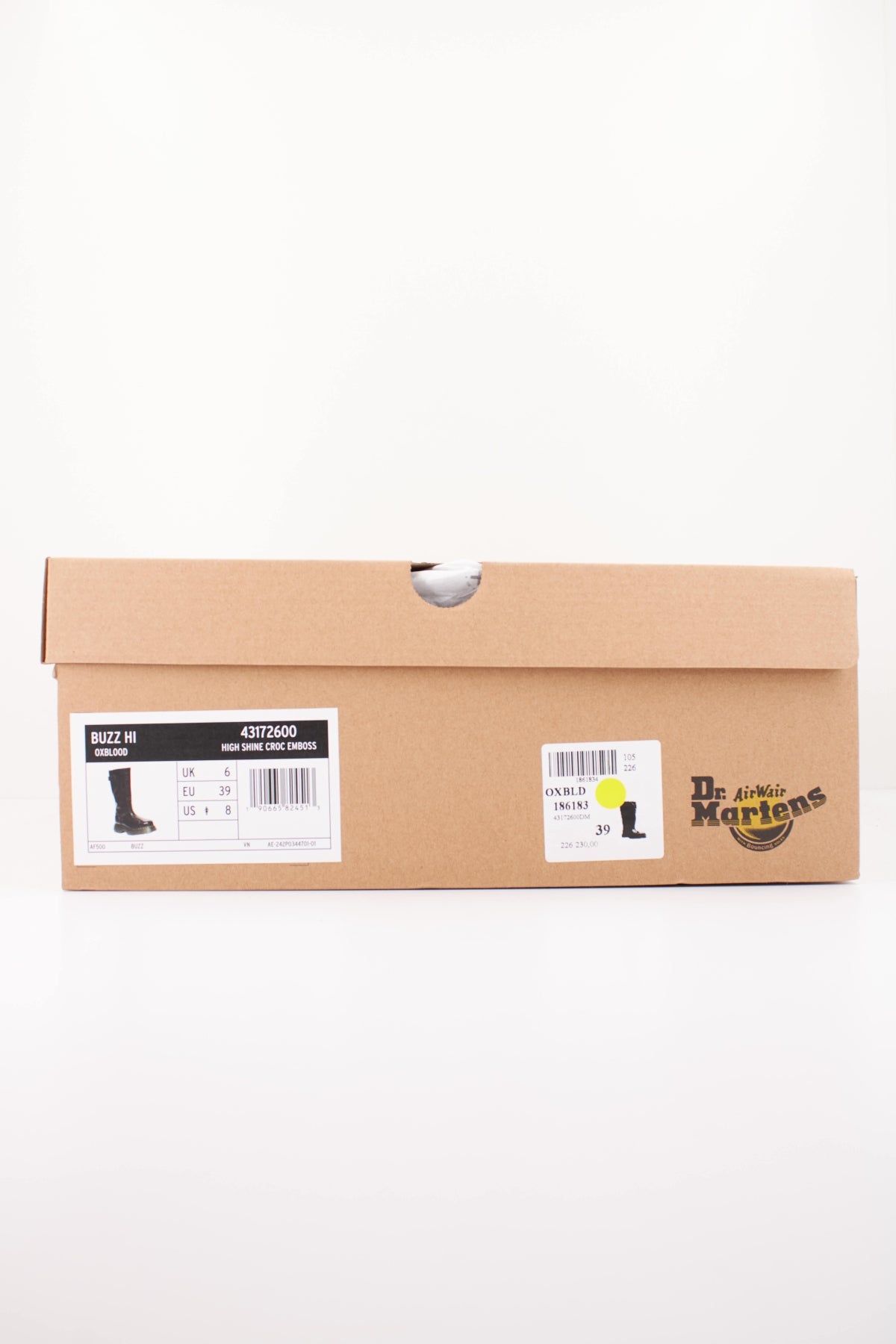 DR. MARTENS BUZZ HI en color BURDEOS (6)