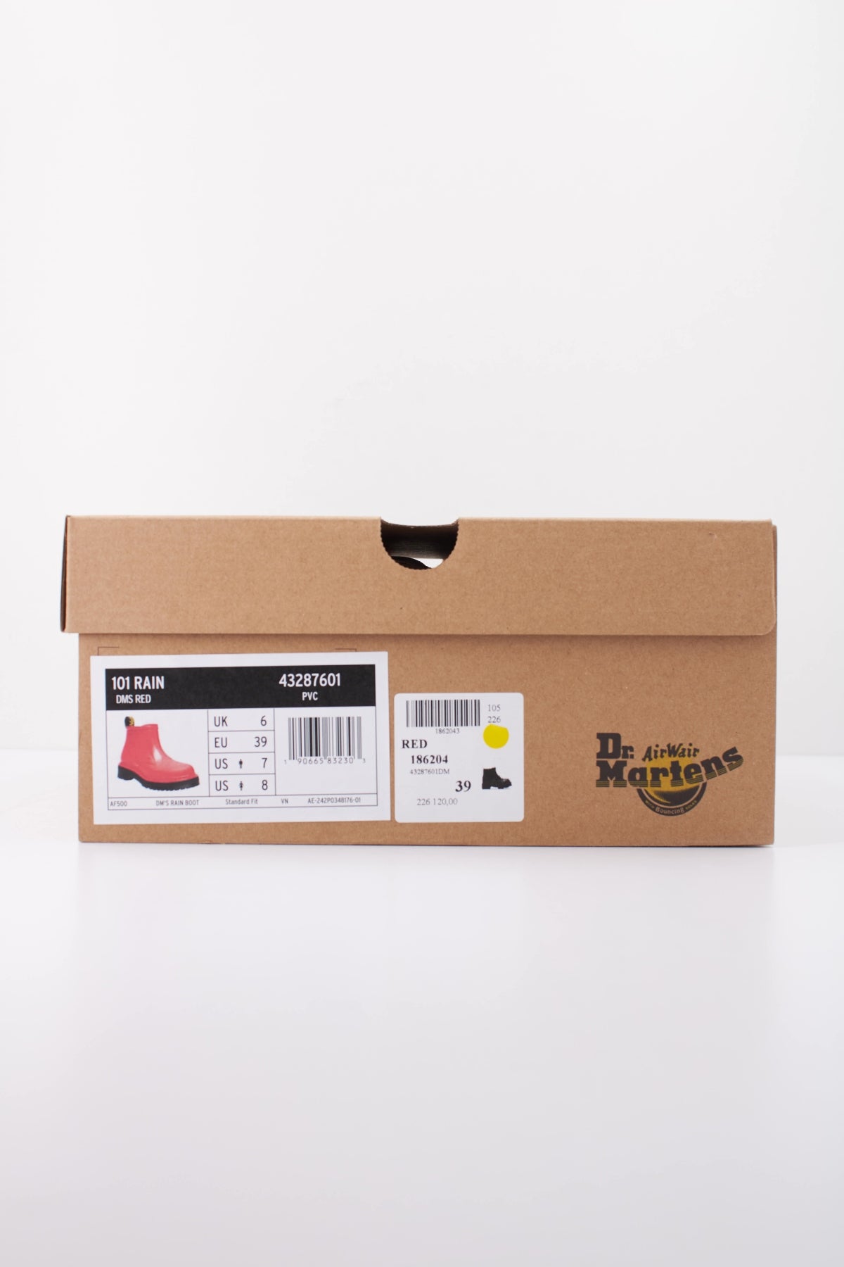 DR. MARTENS 101 Rain en color ROJO (6)