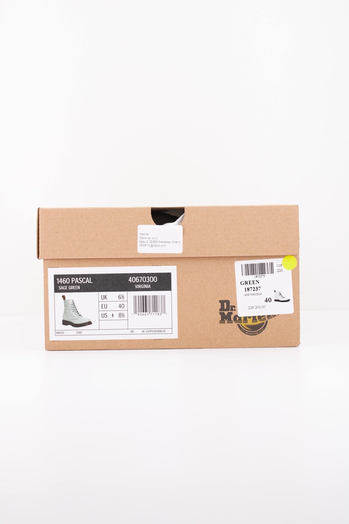 DR. MARTENS 1460 PASCAL 40670300 en color VERDE (6)