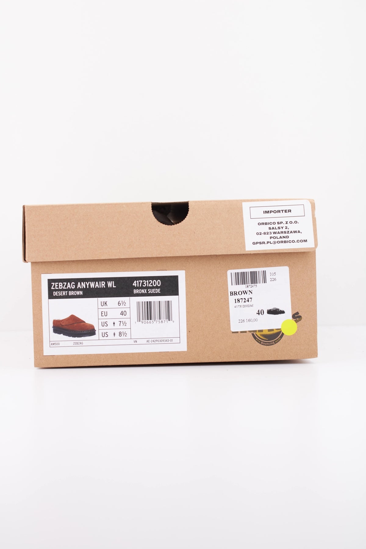 DR. MARTENS ZEBZAG ANYWAIR 41731200 en color MARRON (6)