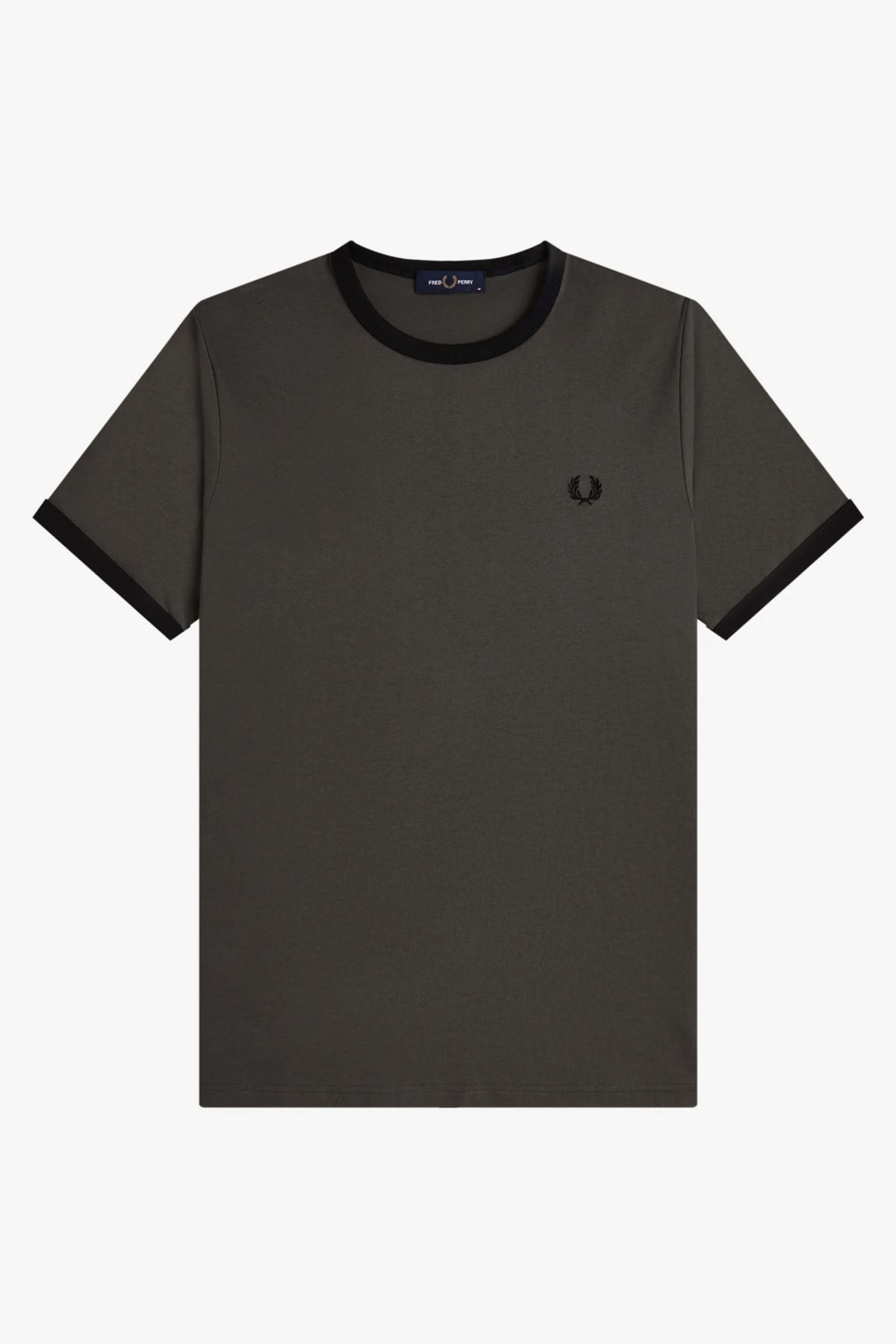 FRED PERRY RINGER T-SHIRT en color VERDE (3)