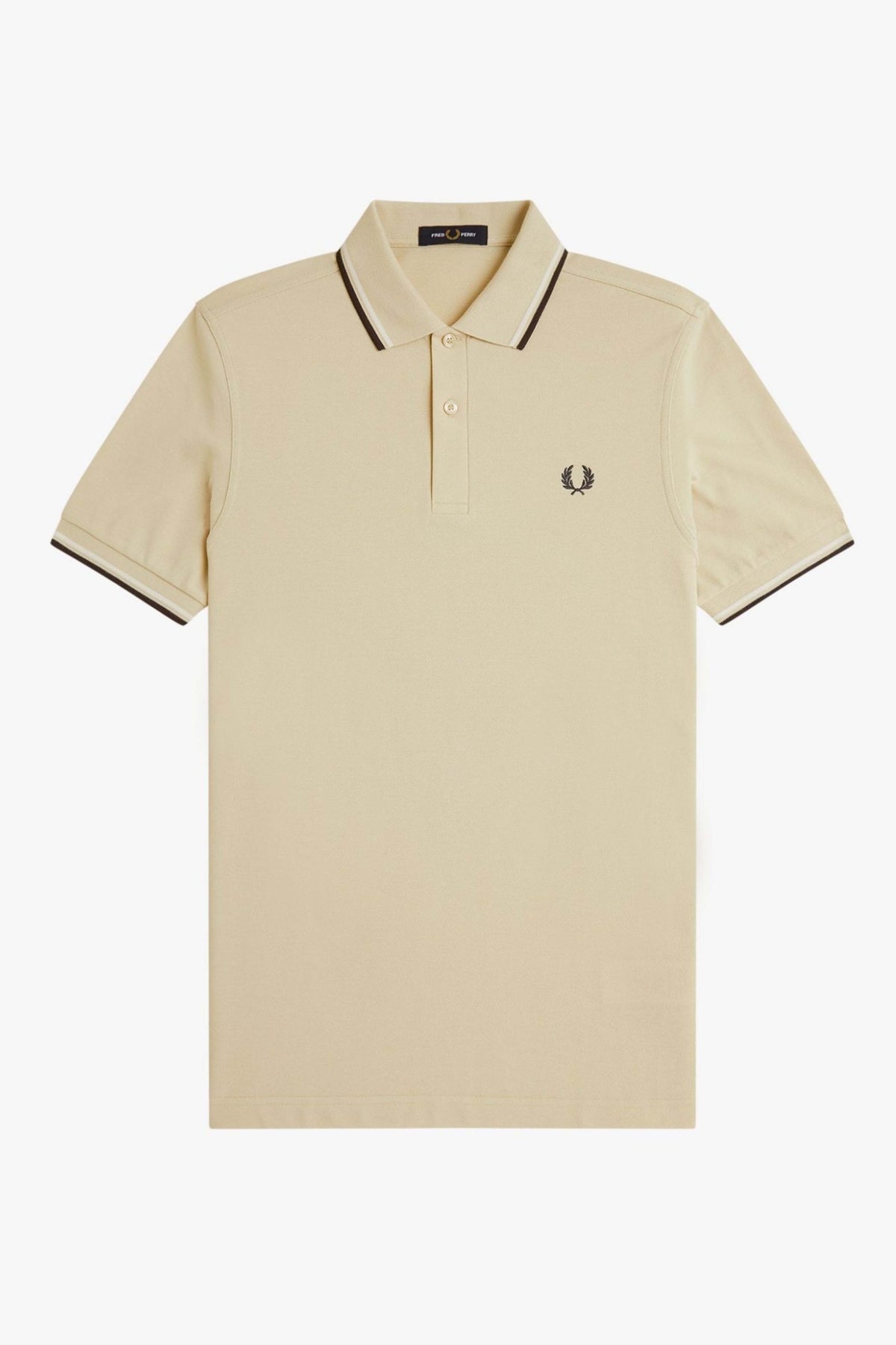 FRED PERRY TWIN TIPPED en color BEIS (1)