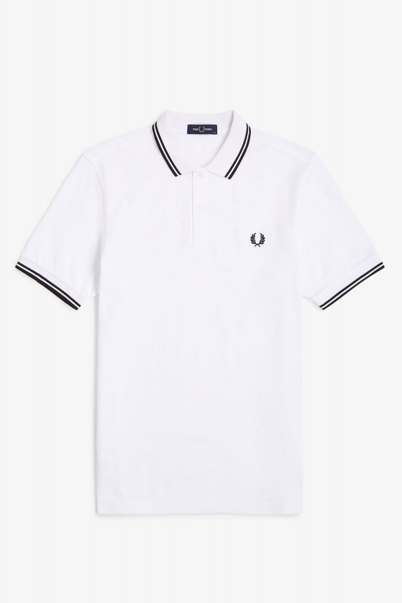 FRED PERRY TWIN TIPPED en color BLANCO (2)