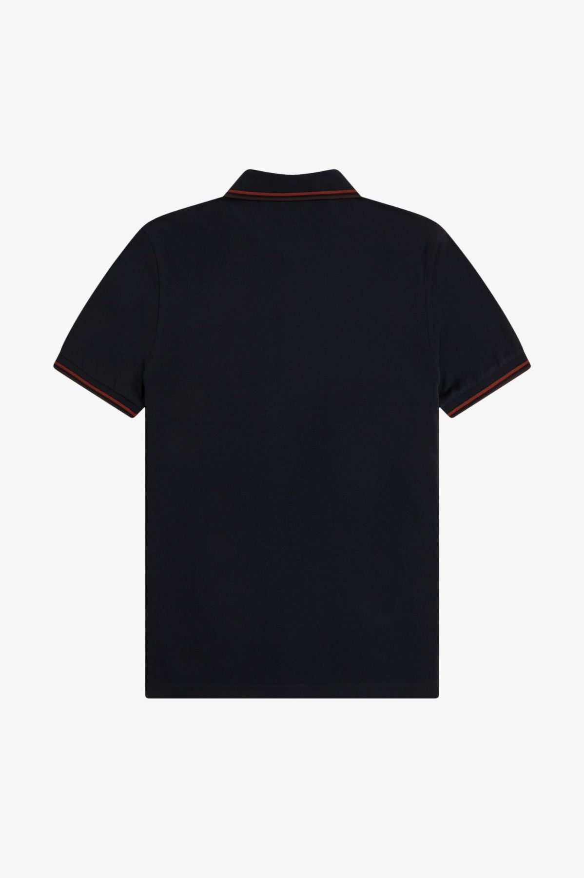 FRED PERRY M3600FP TWIN TIPPED SHIRT en color NEGRO (3)