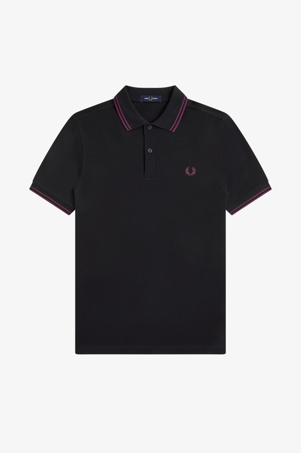 FRED PERRY M3600FP TWIN TIPPED SHIRT en color GRIS (1)