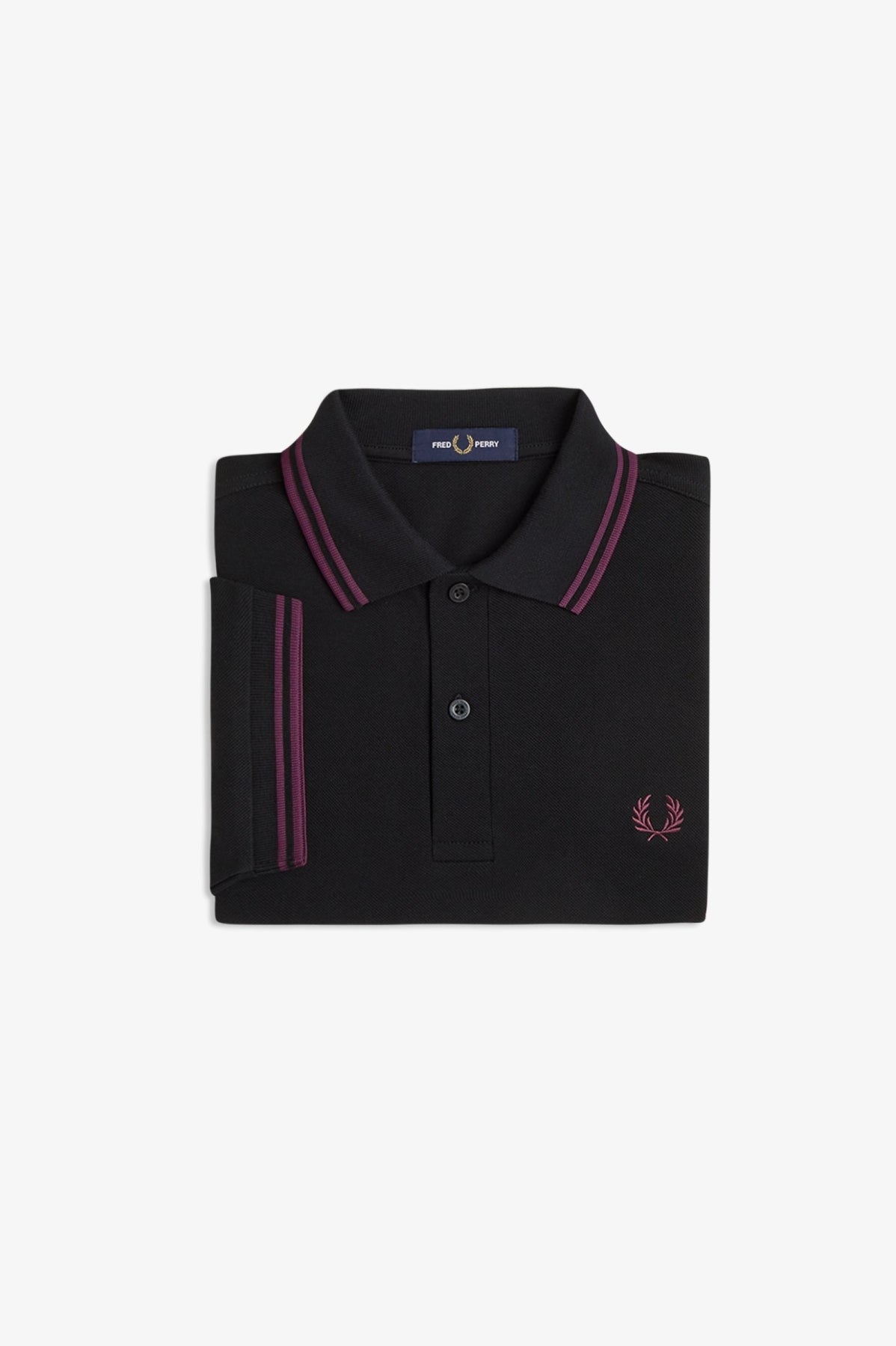 FRED PERRY M3600FP TWIN TIPPED SHIRT en color GRIS (3)